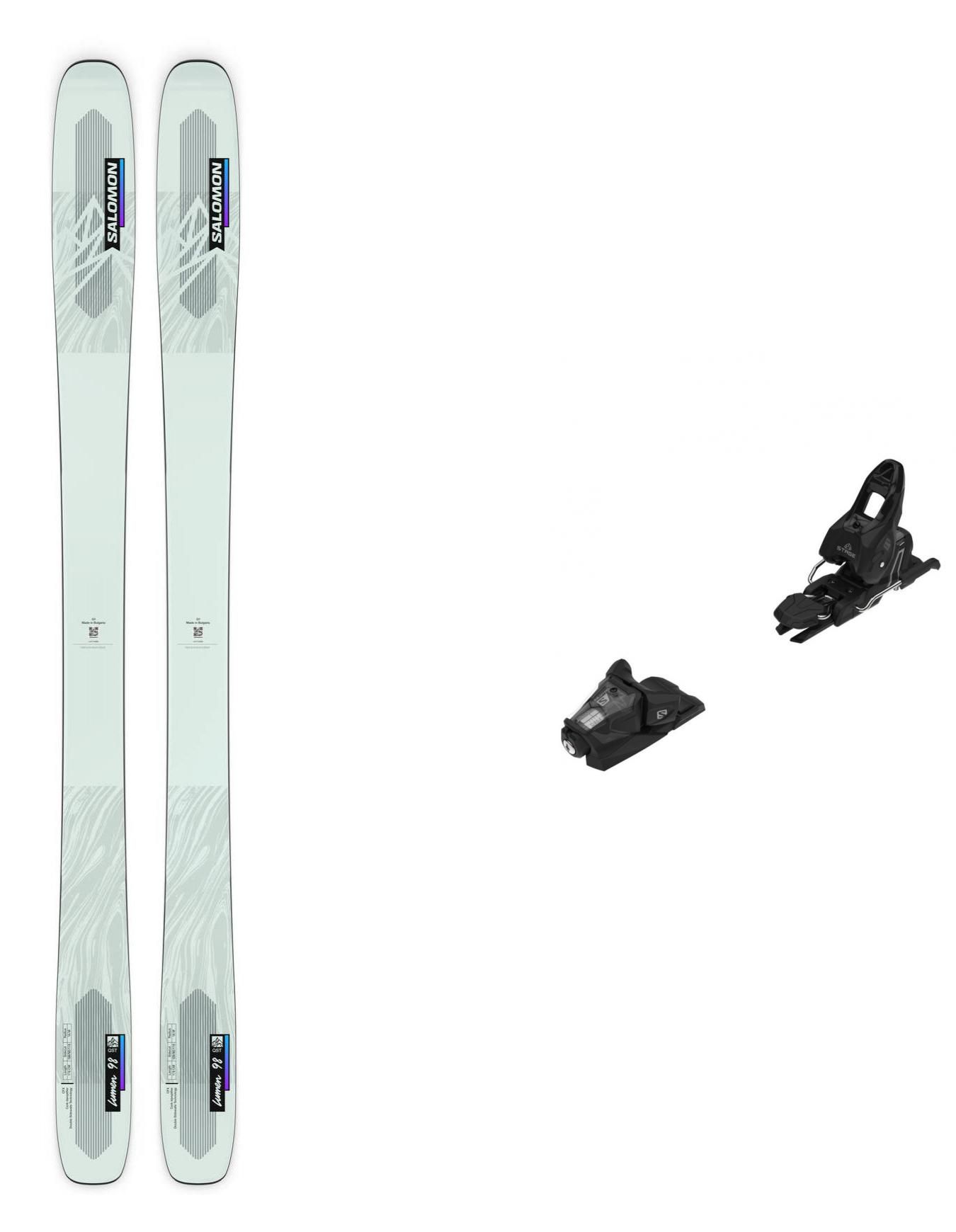 Pack Qst Lumen 98 White Moss/Dusk Purple/Black 2023 + Salomon