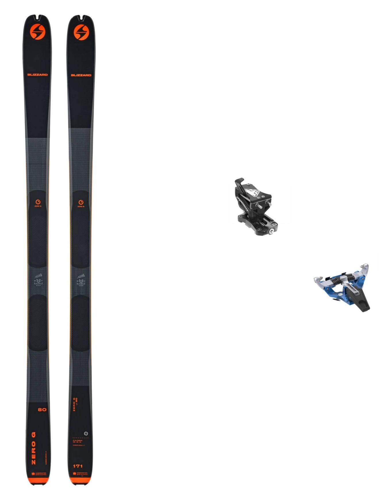 Pack Zero G Lt 080 Noir/Orange 2025 + Blizzard