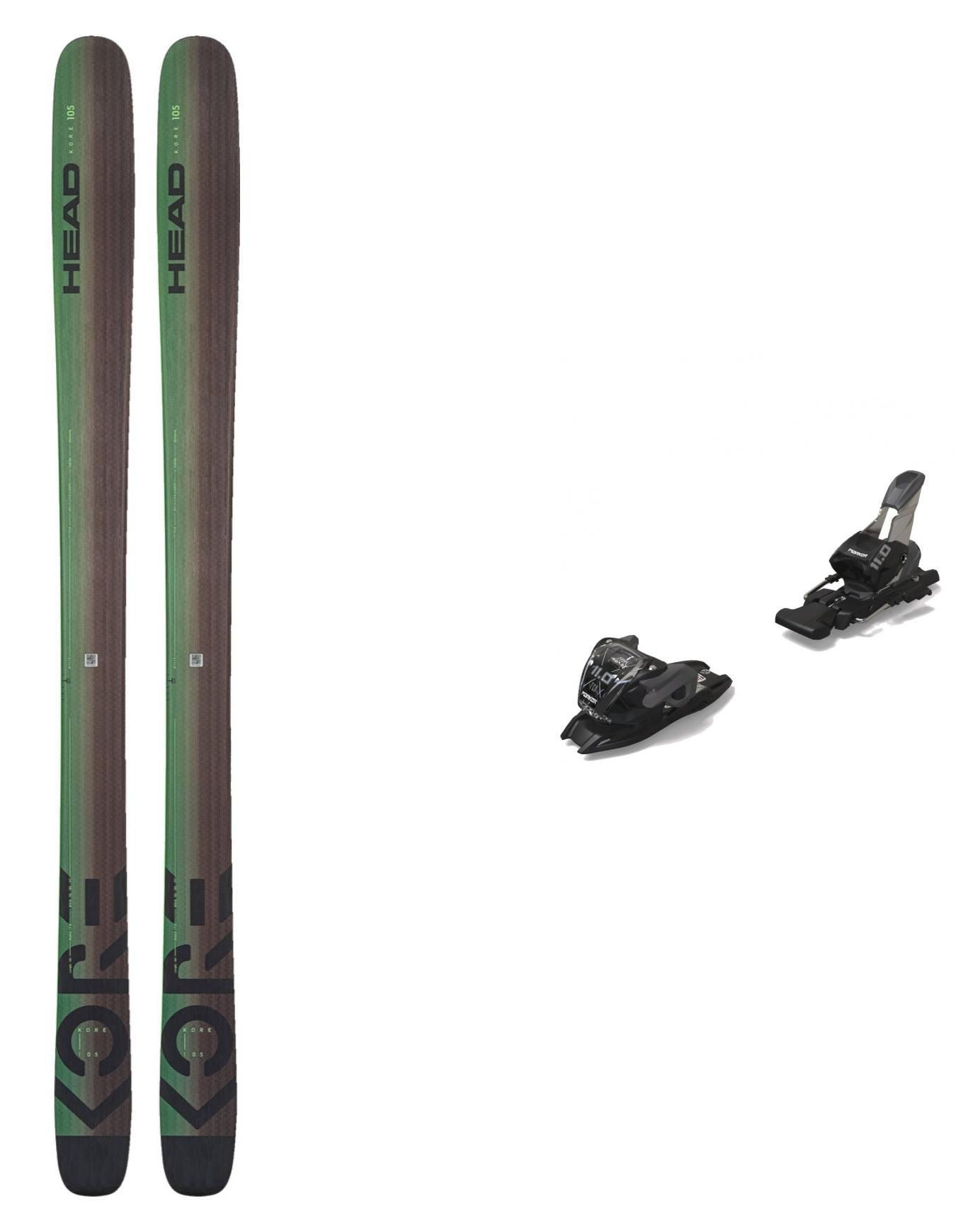 Pack Kore 105 Anthracite/Green 2023 + Head