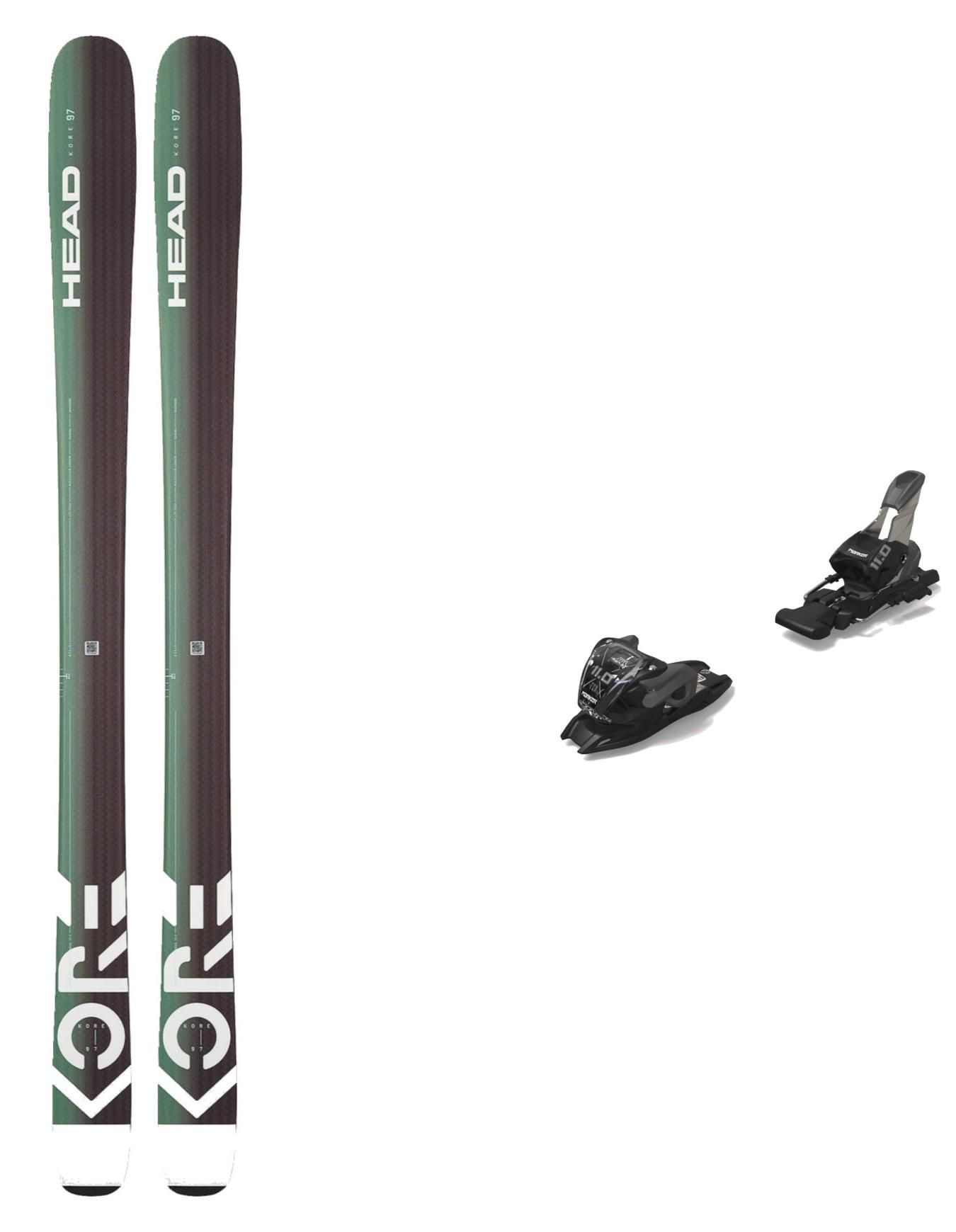 Pack Kore 97 W Anthracite/Green 2023 + Head