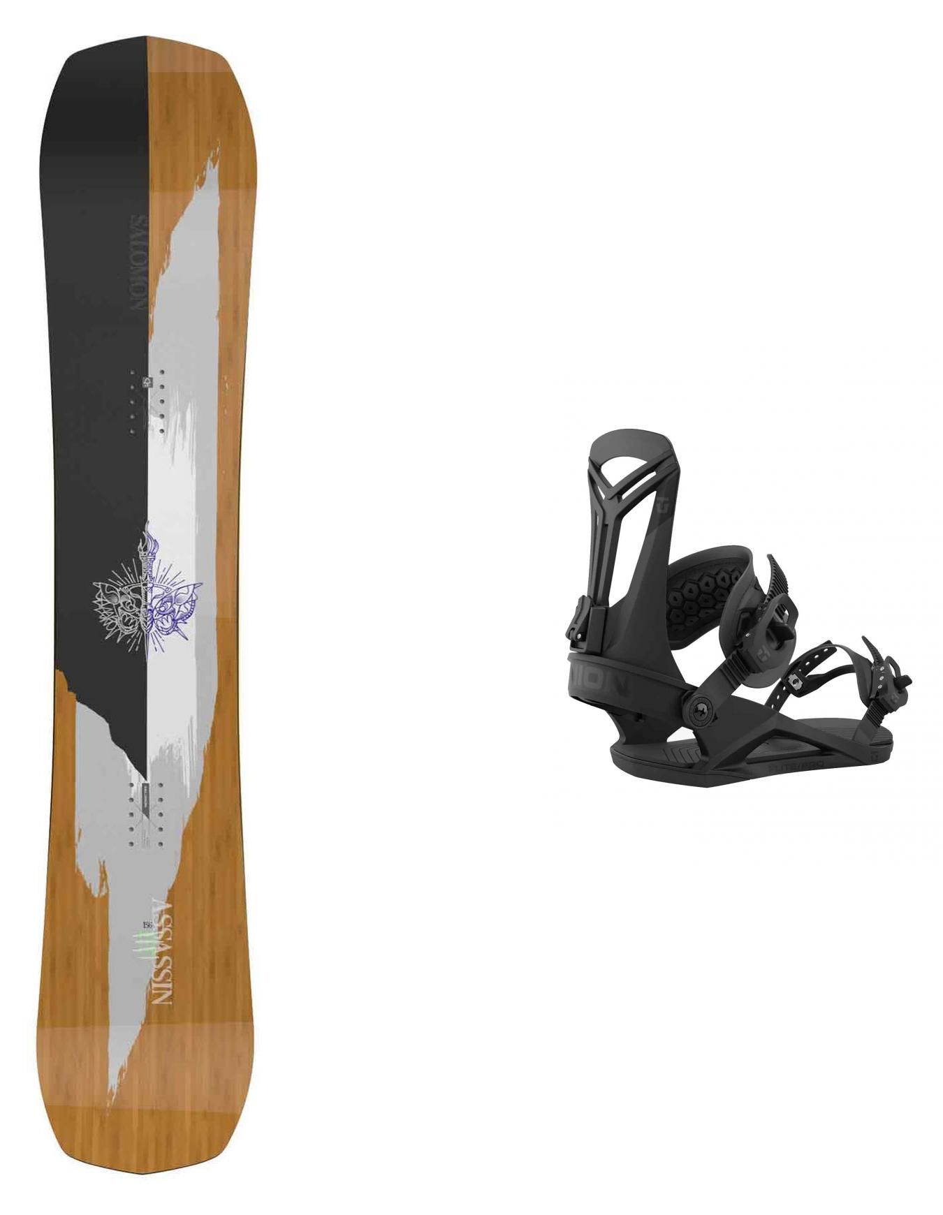 Pack Assassin 2023 + Salomon Snowboard