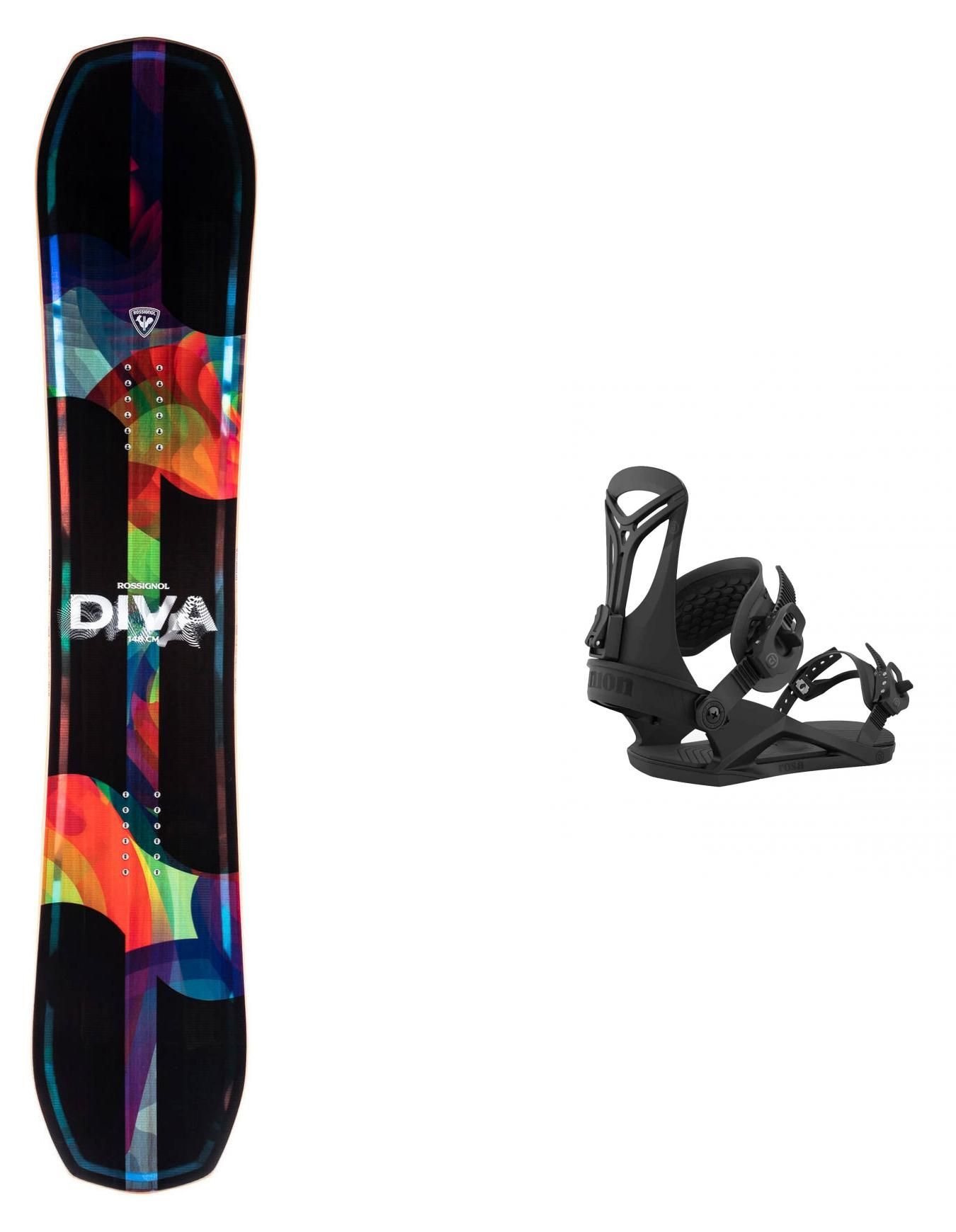 Snowboard Set Diva 2023 + Rossignol
