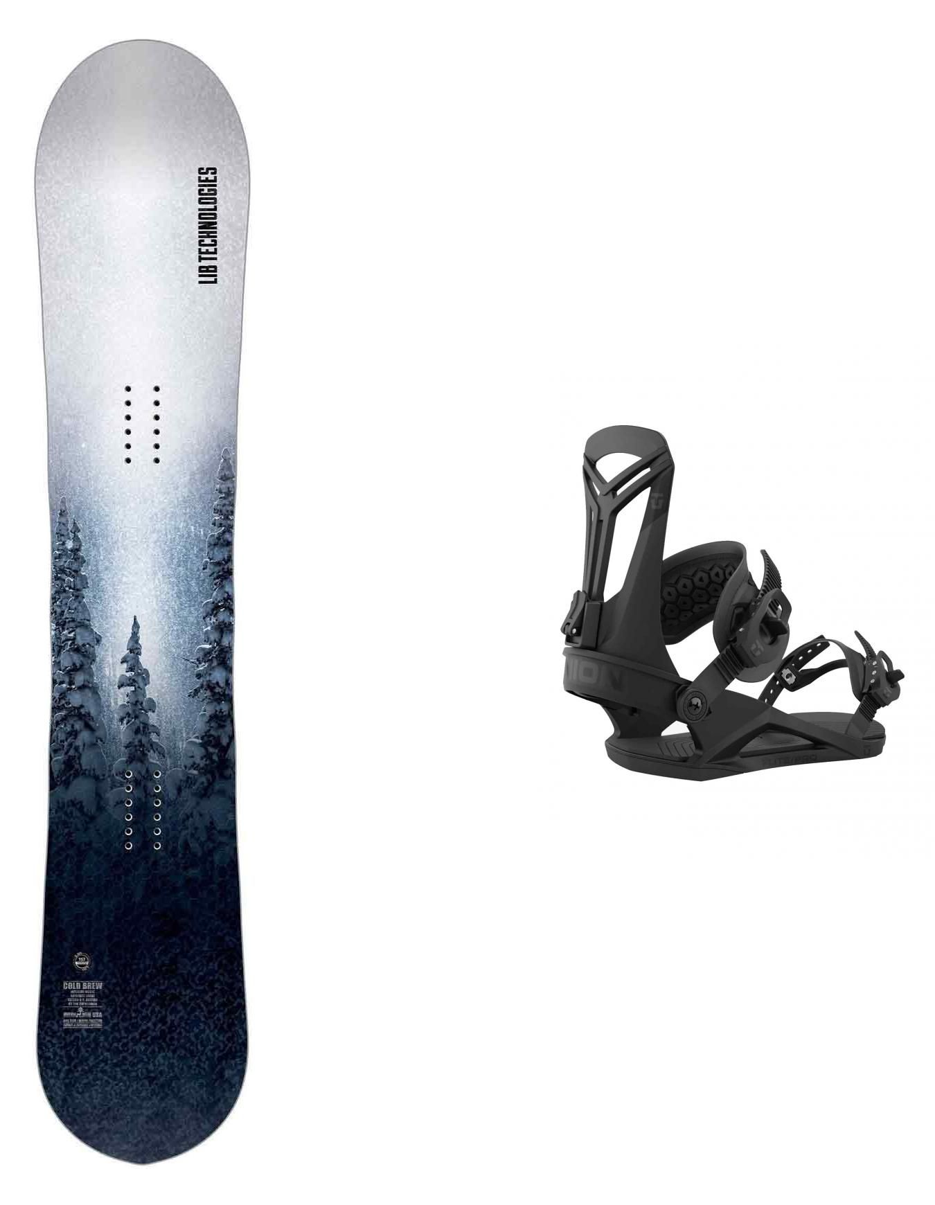 LibTech Snowboard Set Cold Brew 2023 Men's snowboard sets : Snowleader