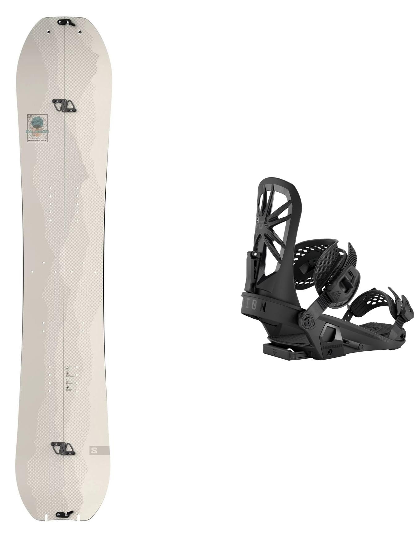 Snowboard-Set Highpath Split 2023 + Salomon Snowboard