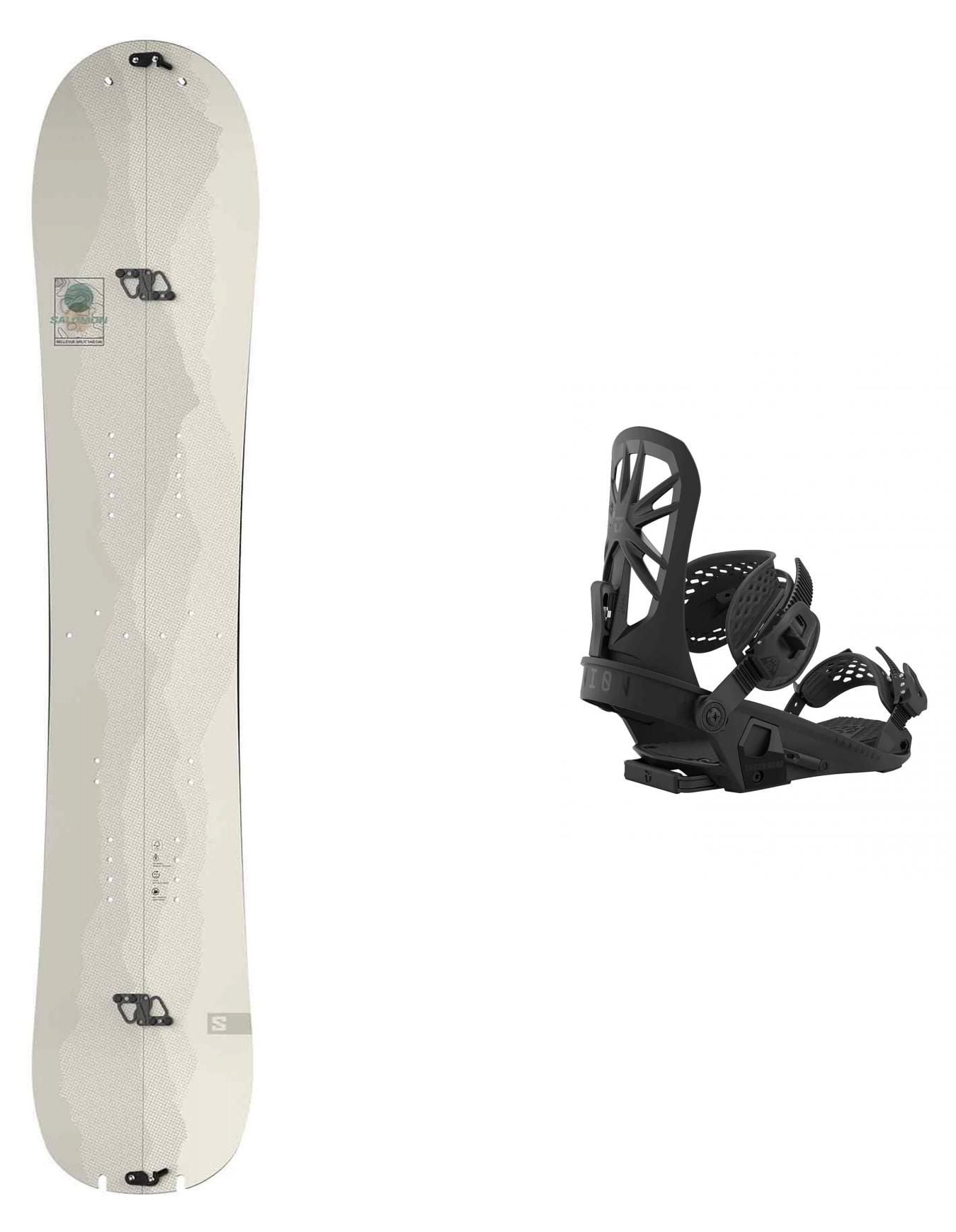 Pack Bellevue Split 2023 + Salomon Snowboard