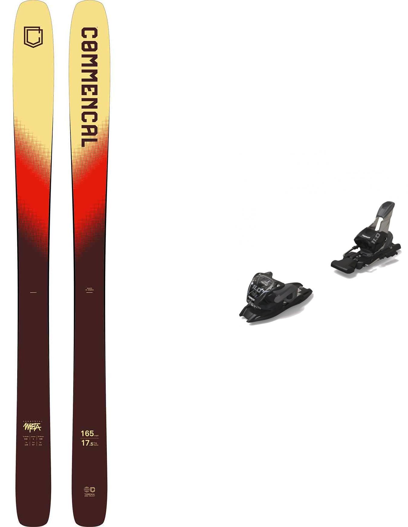 Pack Skis Meta Sunset 2023 + Commencal
