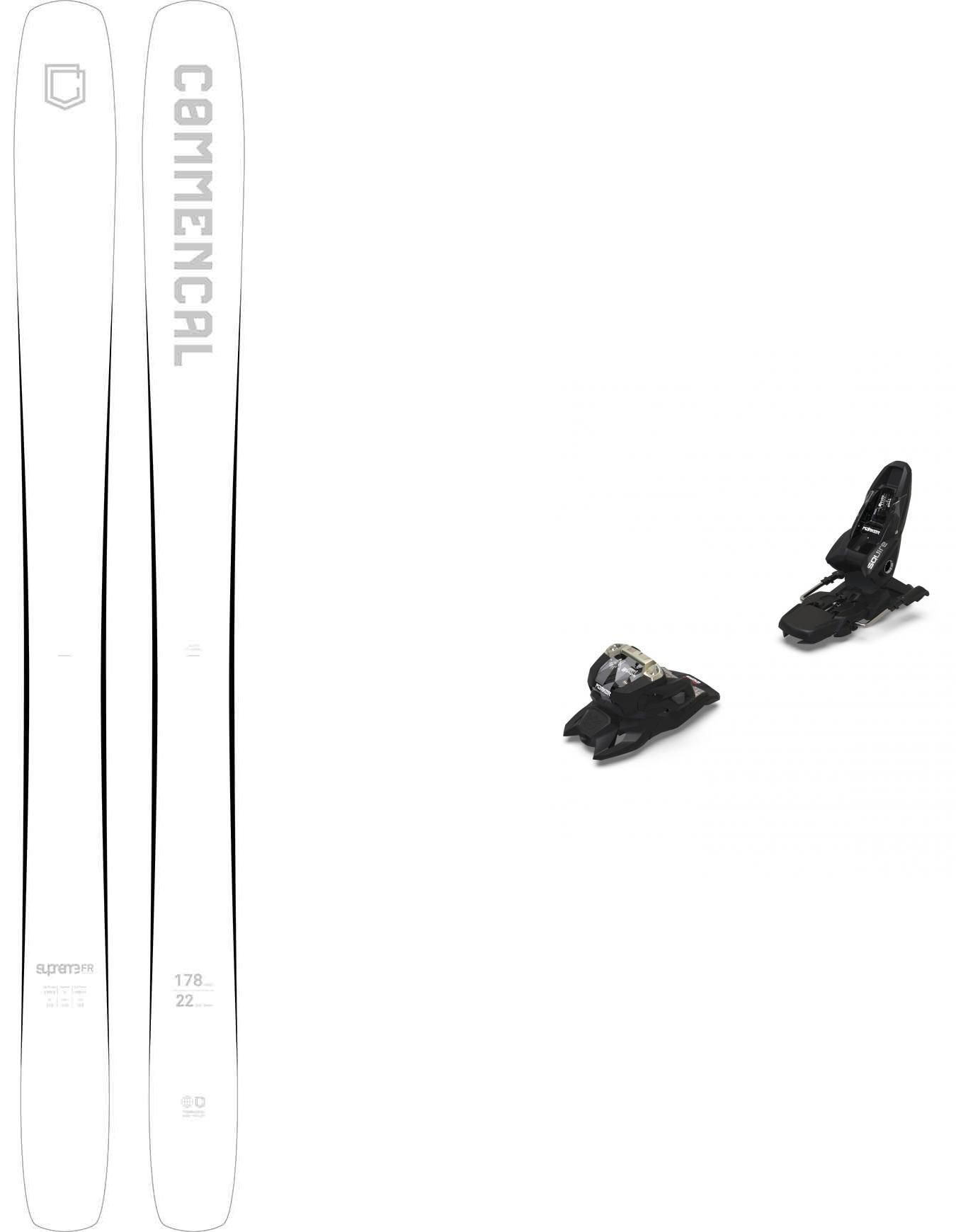 Pack Skis Supreme White 2023 + Commencal