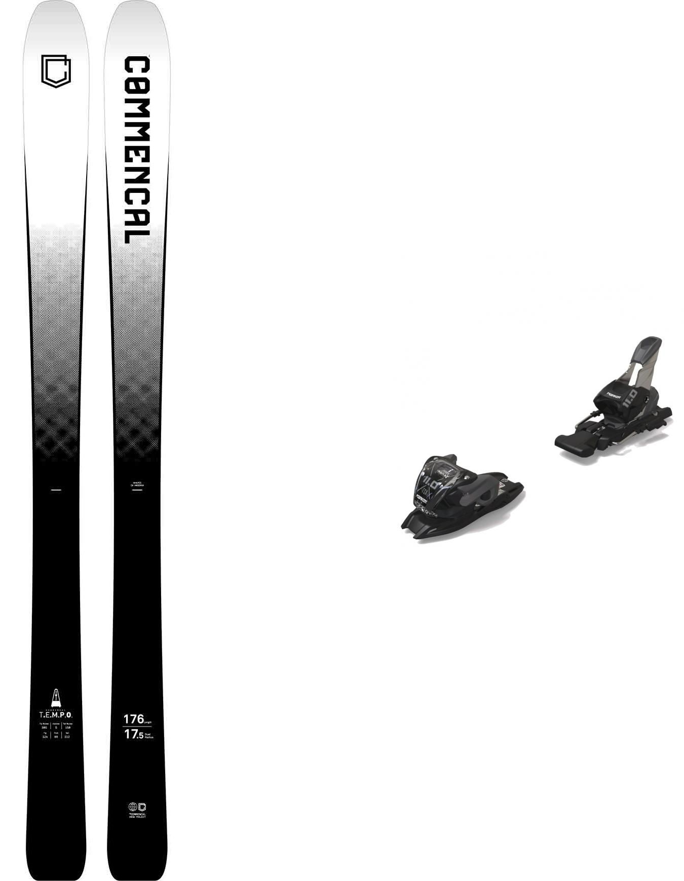 Pack Skis Tempo Black 2023 + Commencal