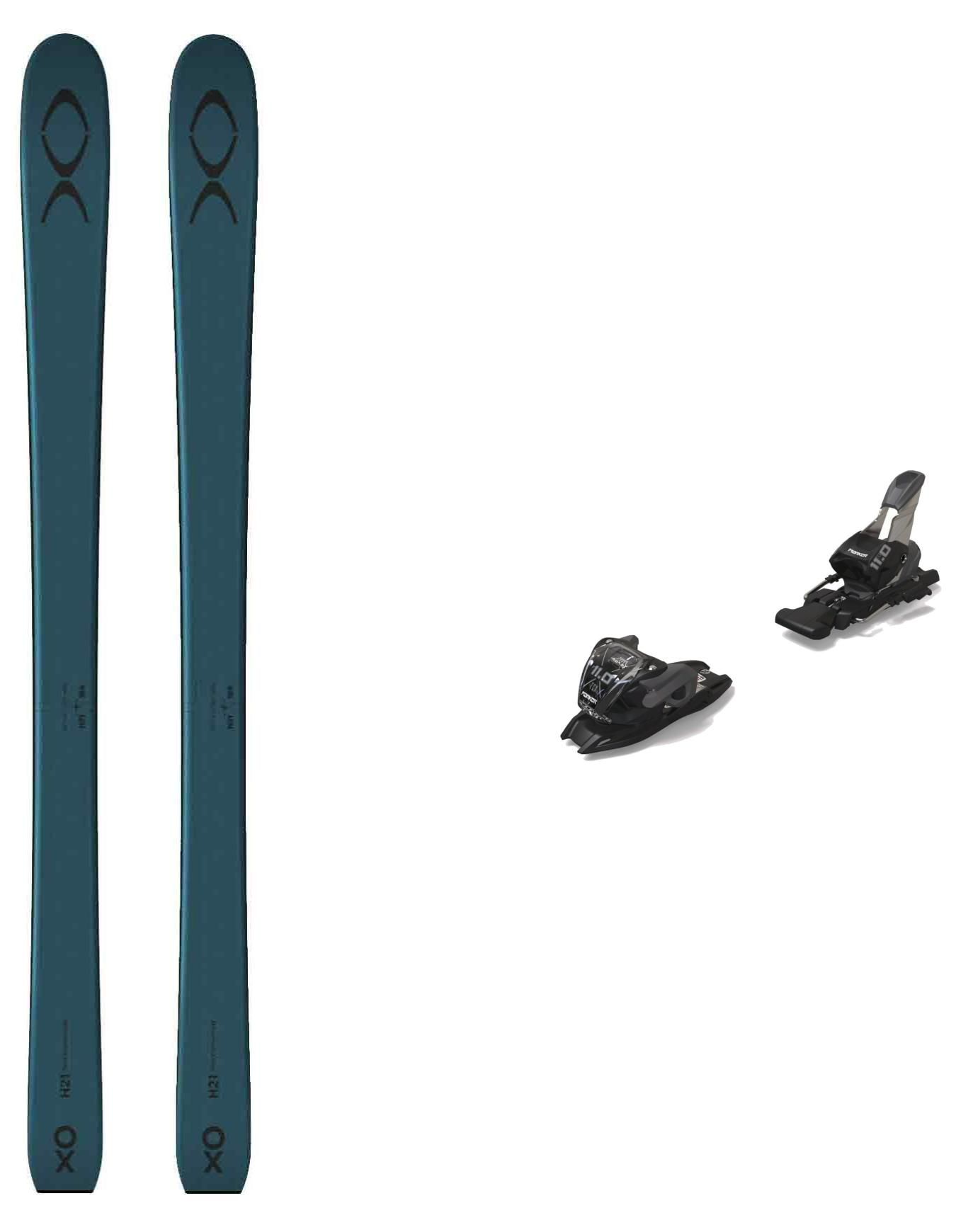Alpinski-Set XO H21 Old Teal Blue 2024 + XO Ski