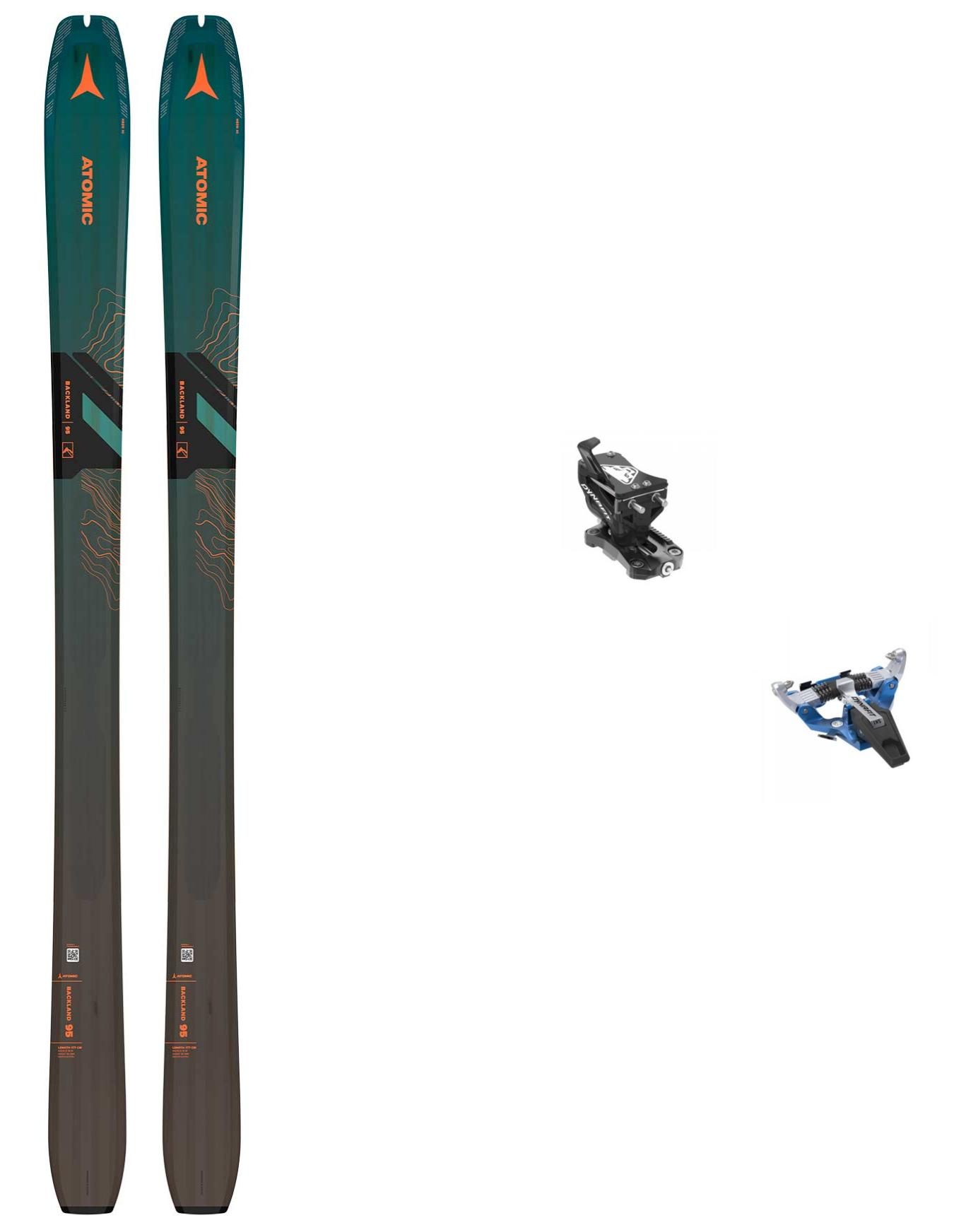 Tourenski-Set  Backland 95 Petrol/Grey/Orange 2024 + Atomic
