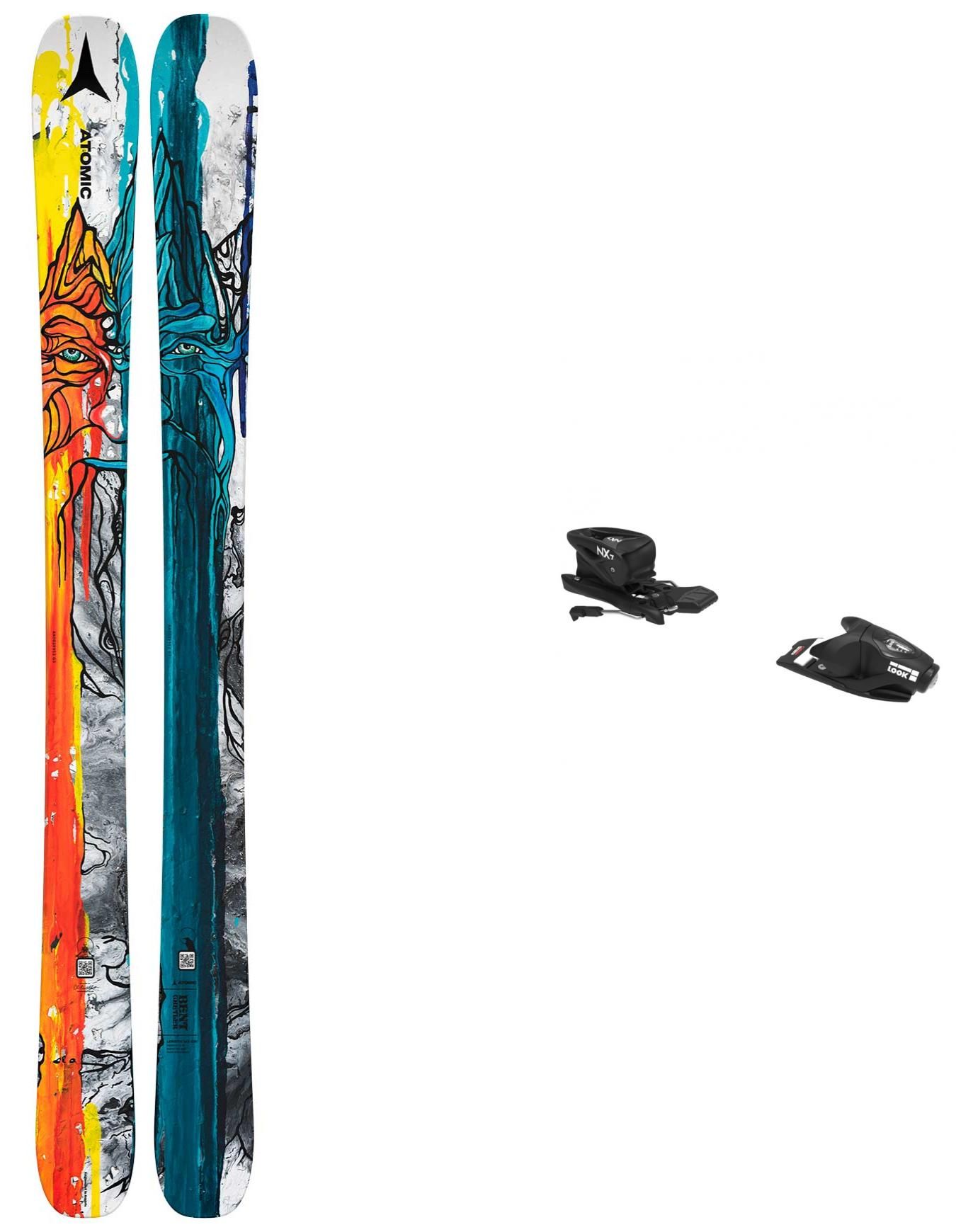Pack Bent Chetler Mini 153-163 Blue/Yellow 2024 + Atomic