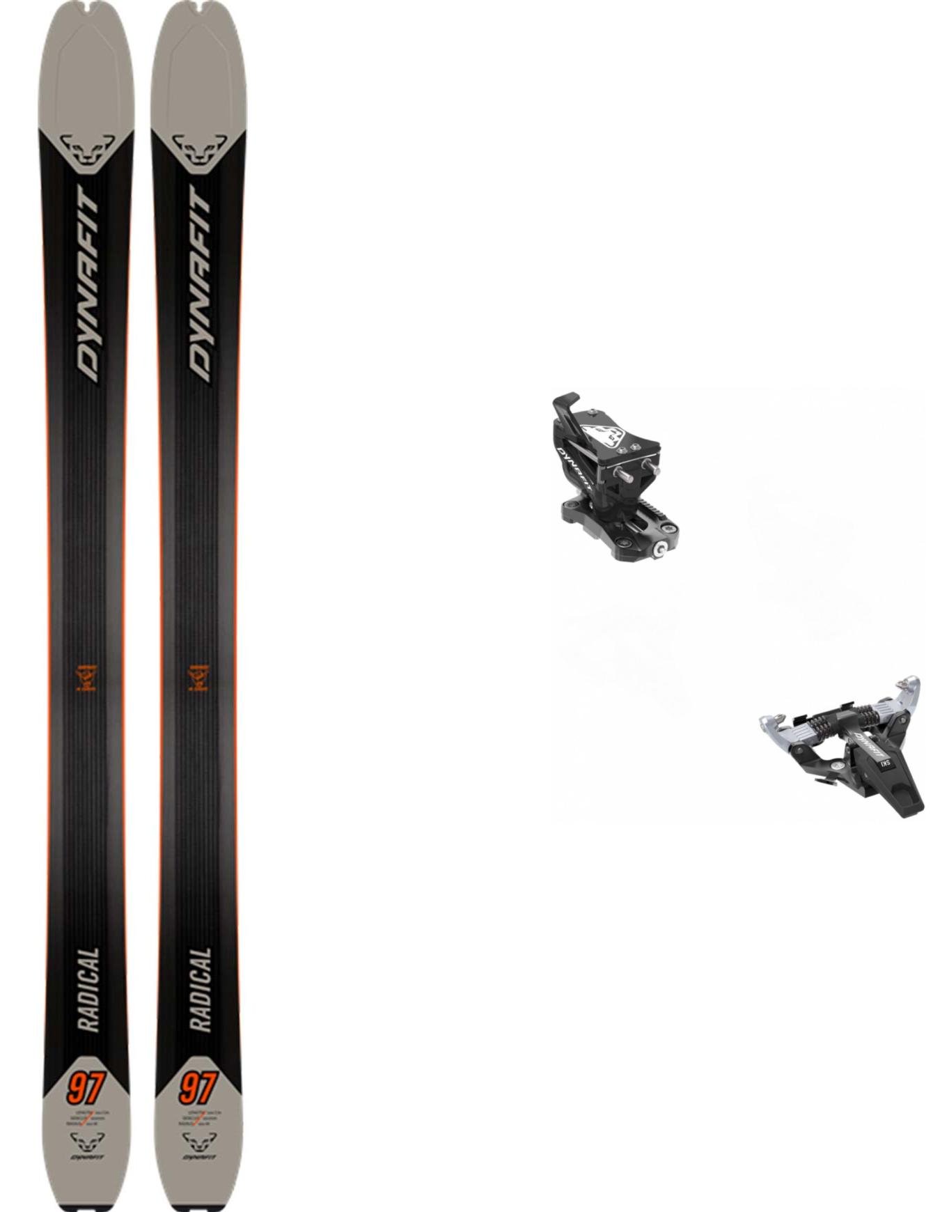 Touring ski set Radical 97 Rock Khaki 2024 + Dynafit