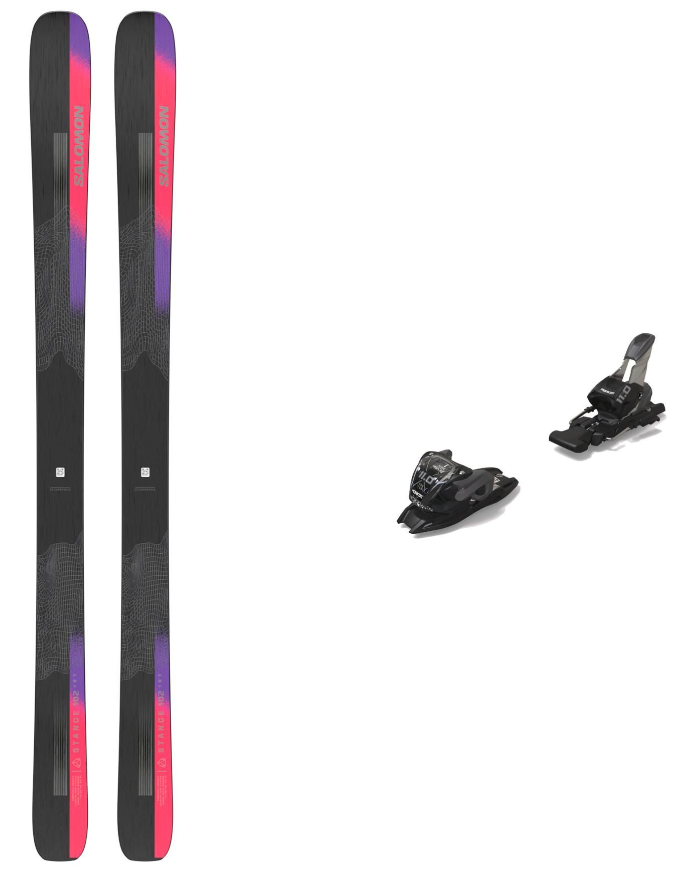 Pack Stance 102 Black/Coral/R 2025 + Salomon
