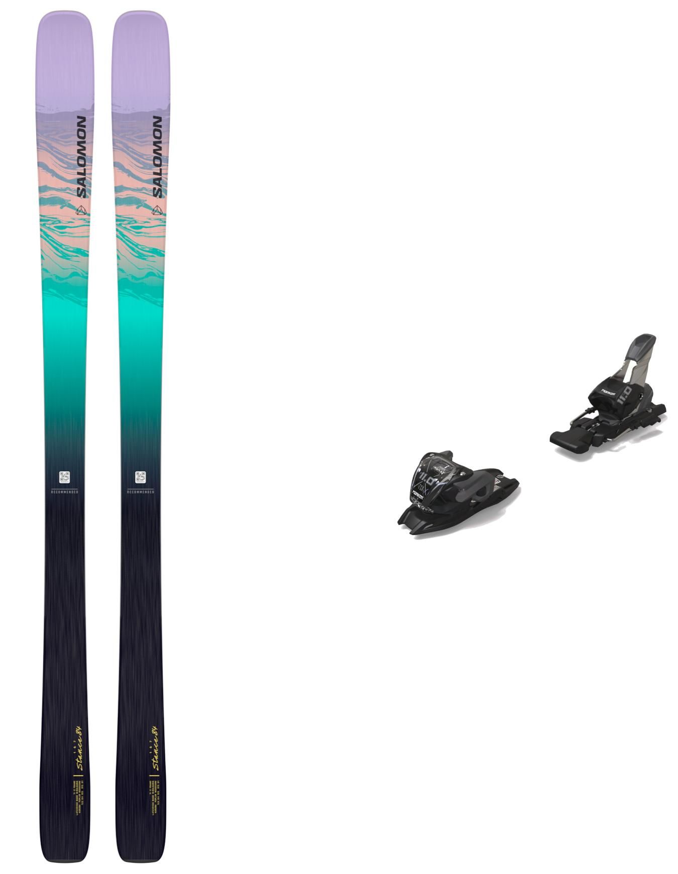Pack Stance W 84 Black/Ablue 2024 + Salomon