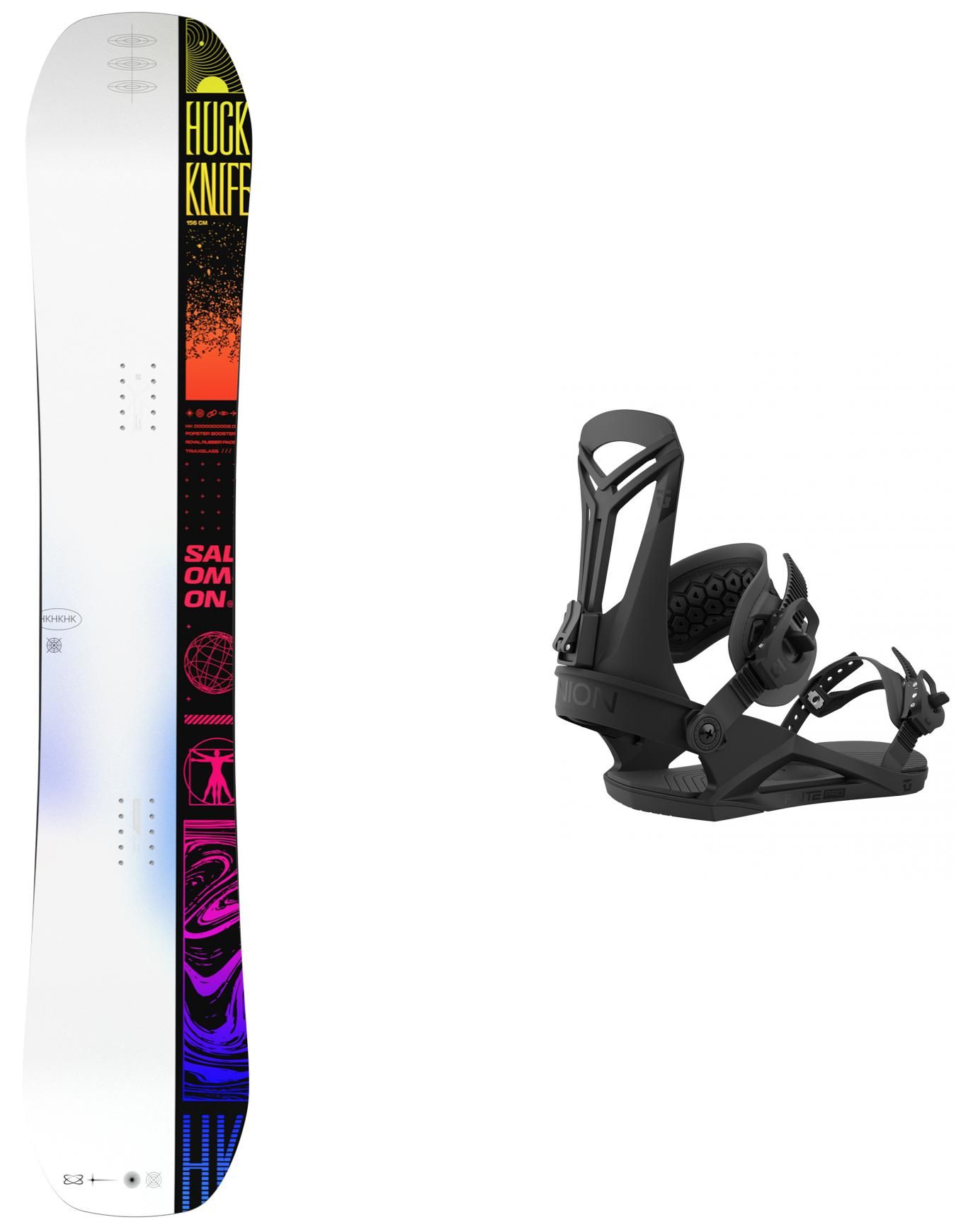 Snowboard Set  Huck Knife 2024 + Salomon Snowboard