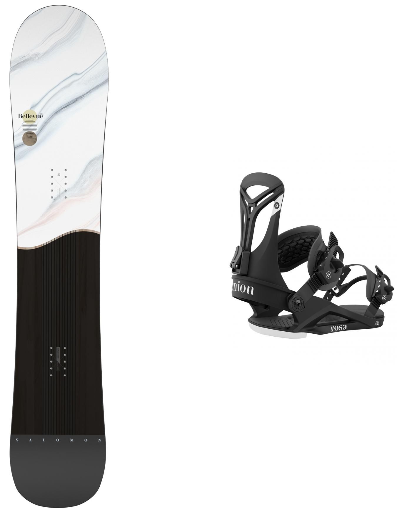 Pakker Bellevue 2024 + Salomon Snowboard