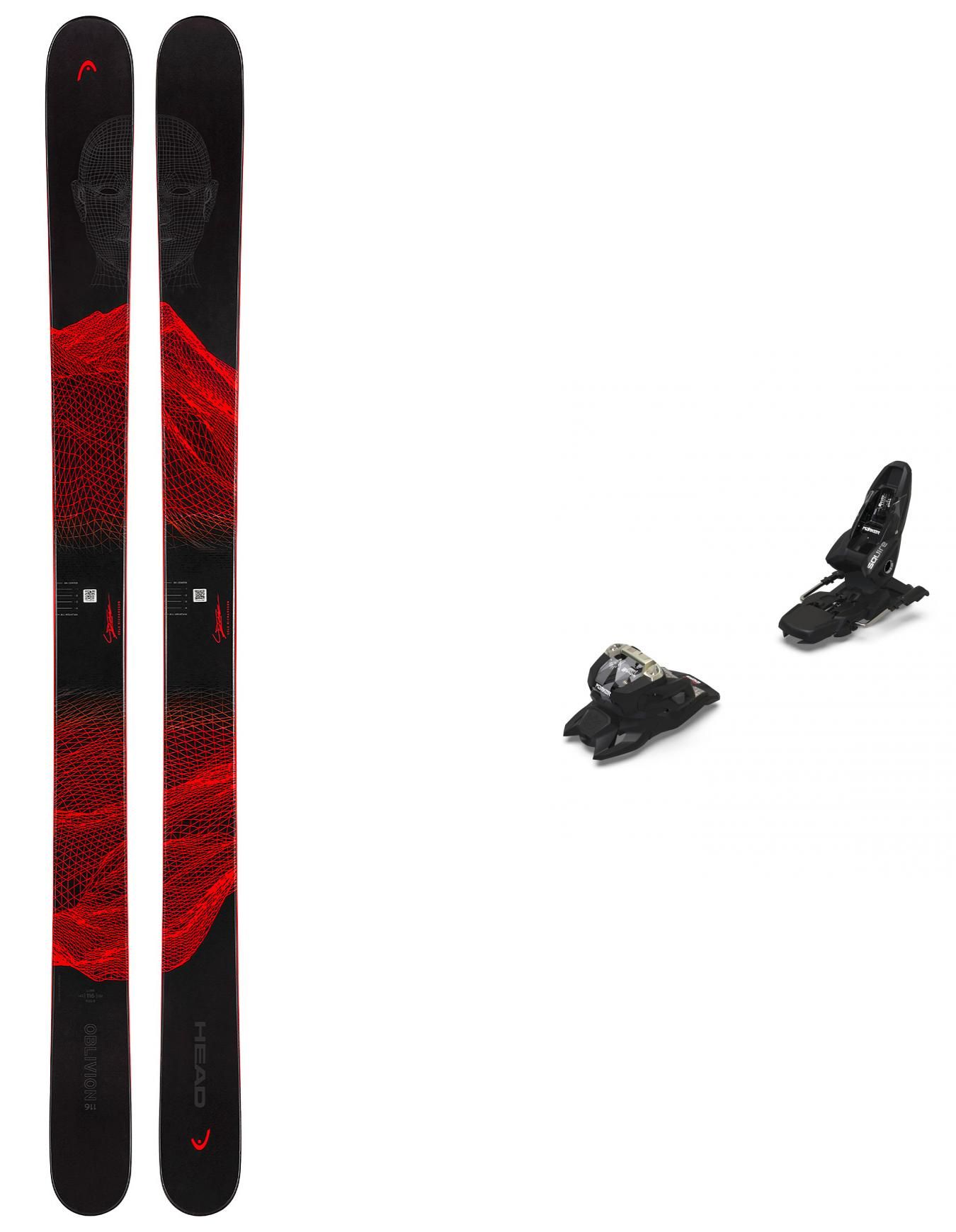 Pack Oblivion 116 Black/Red 2024 + Head