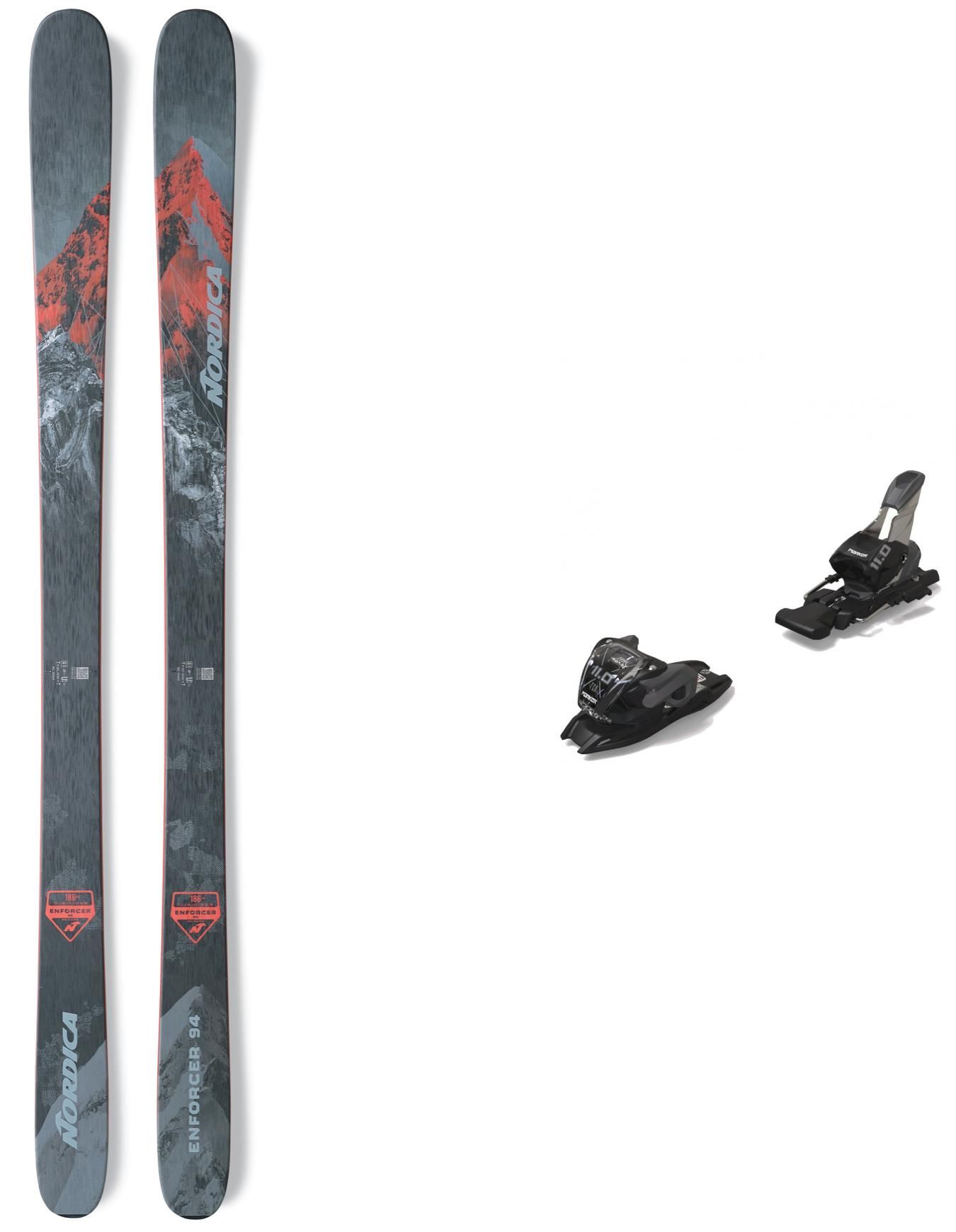 Pack Enforcer 94 Gris/Rouge 2024 + Nordica