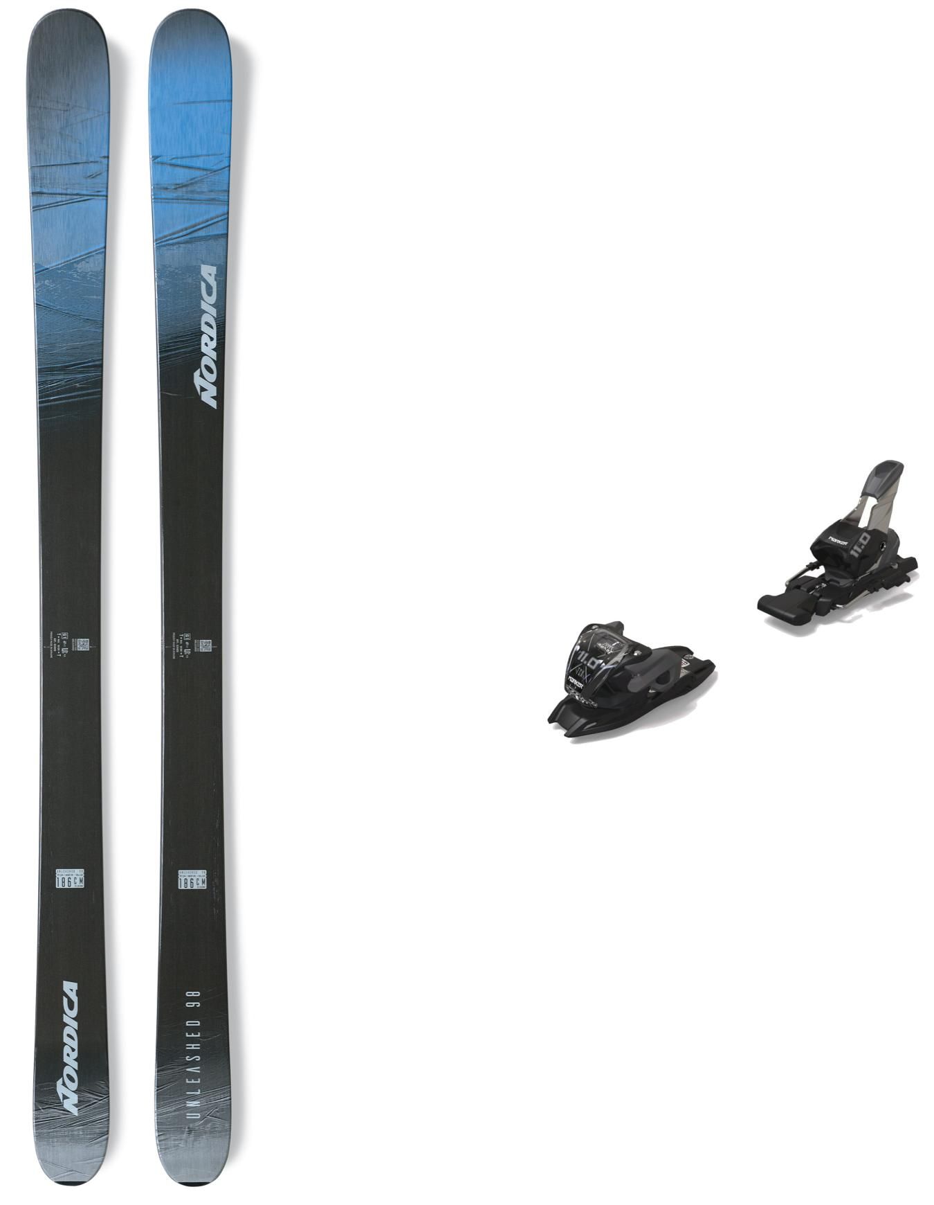 Pack Unleashed 98 Bleu/Noir/Argent + Nordica