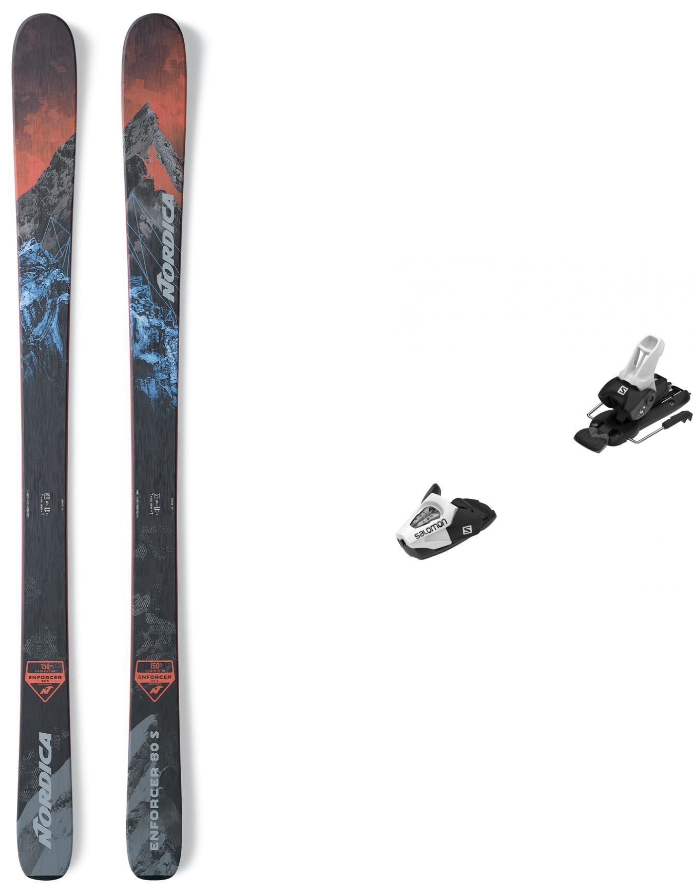 Pack Enforcer 80 S Rouge/Noir + Nordica