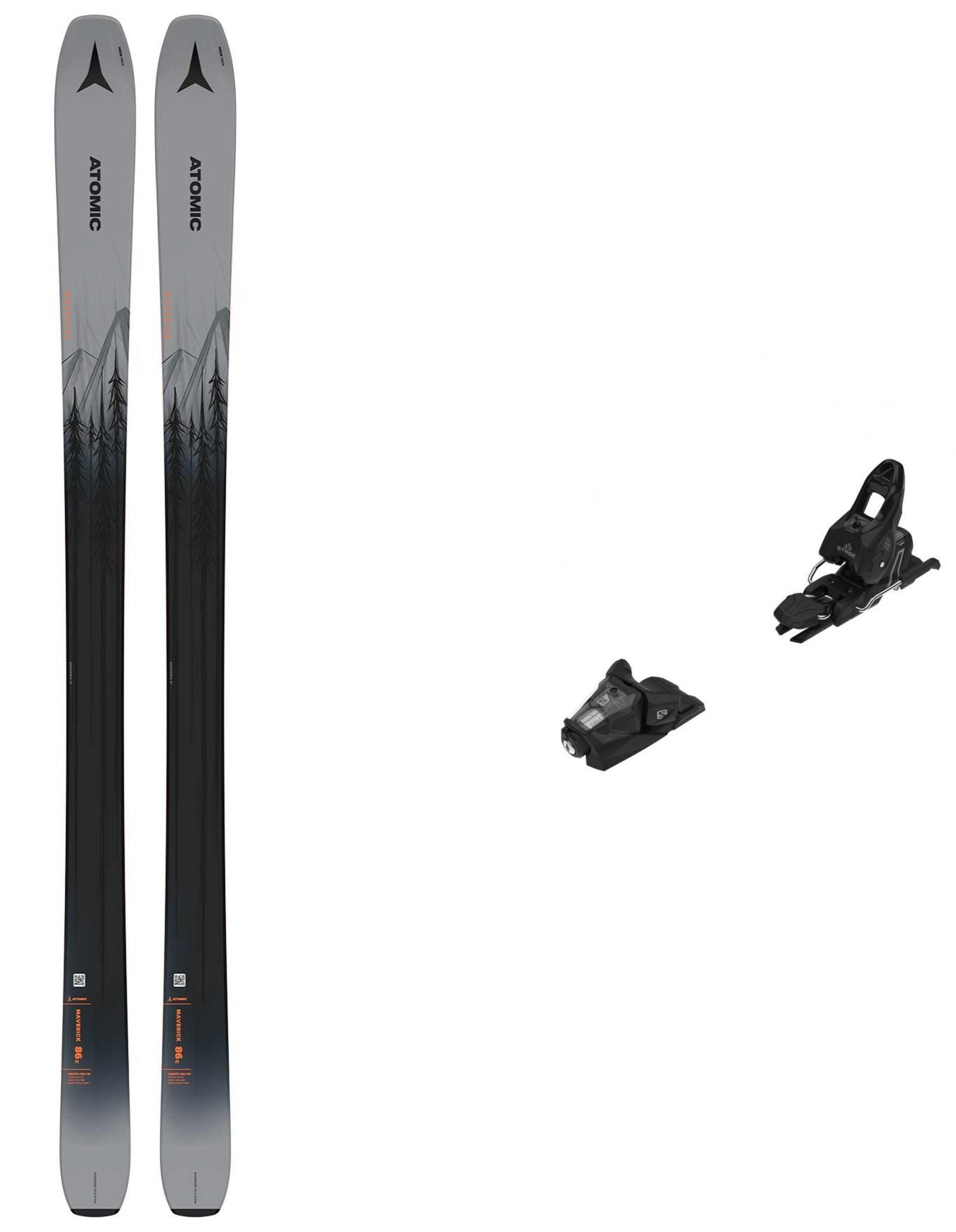 Pack Maverick 88 Ti Grey Metallic/Black/Orange 2024 + Atomic