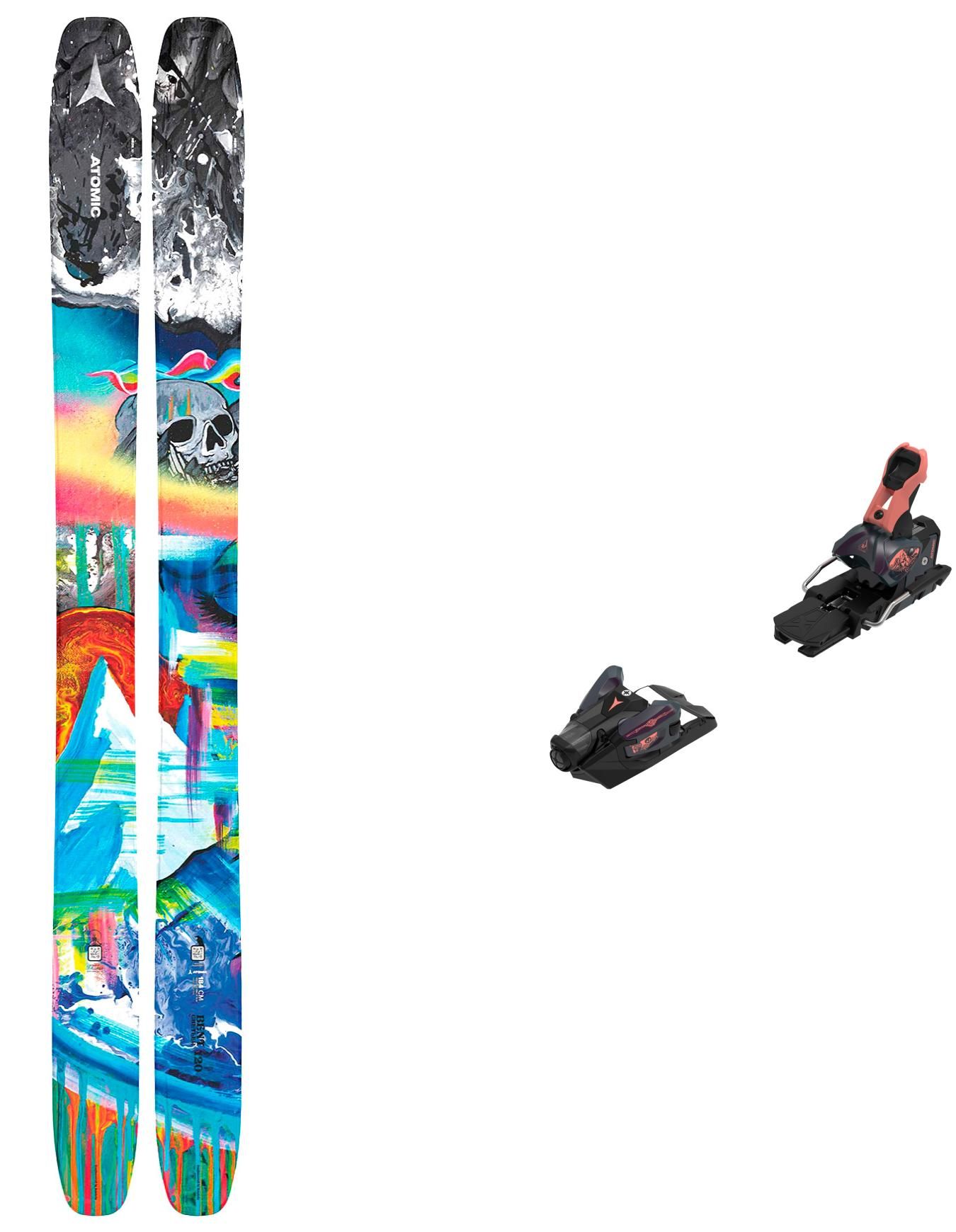 Atomic Pack Bent Chetler 120 2025 Men's ski sets : Snowleader