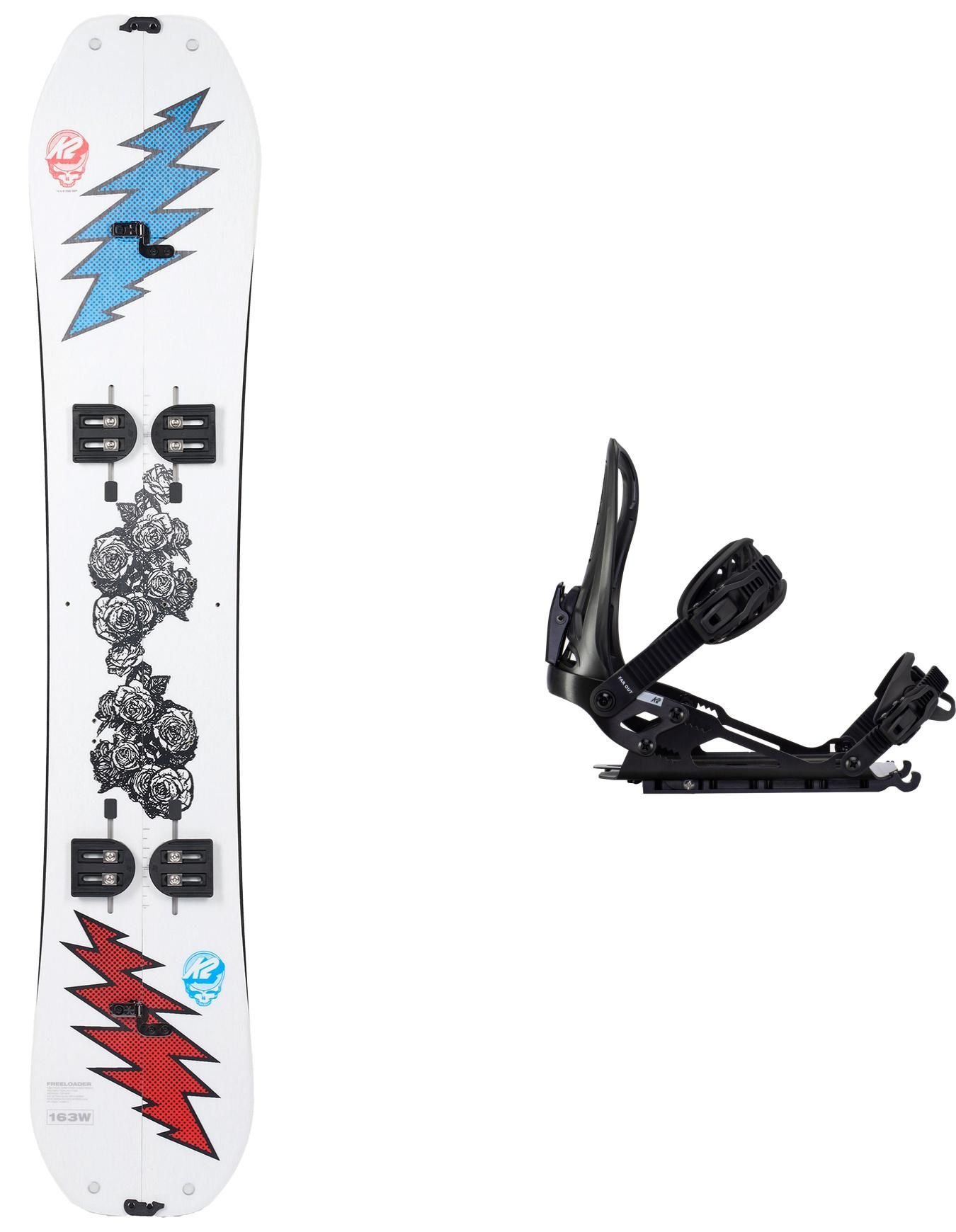 Pack Ltd Freeloader X Grateful Dead Split Package 2023 + K2 Snowboard