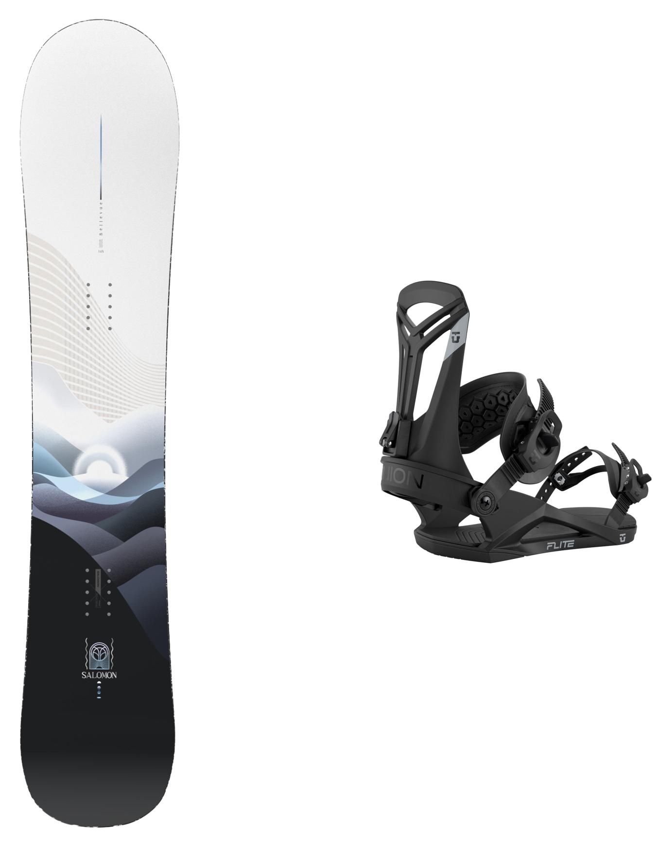 Pack Bellevue 2025 + Salomon Snowboard