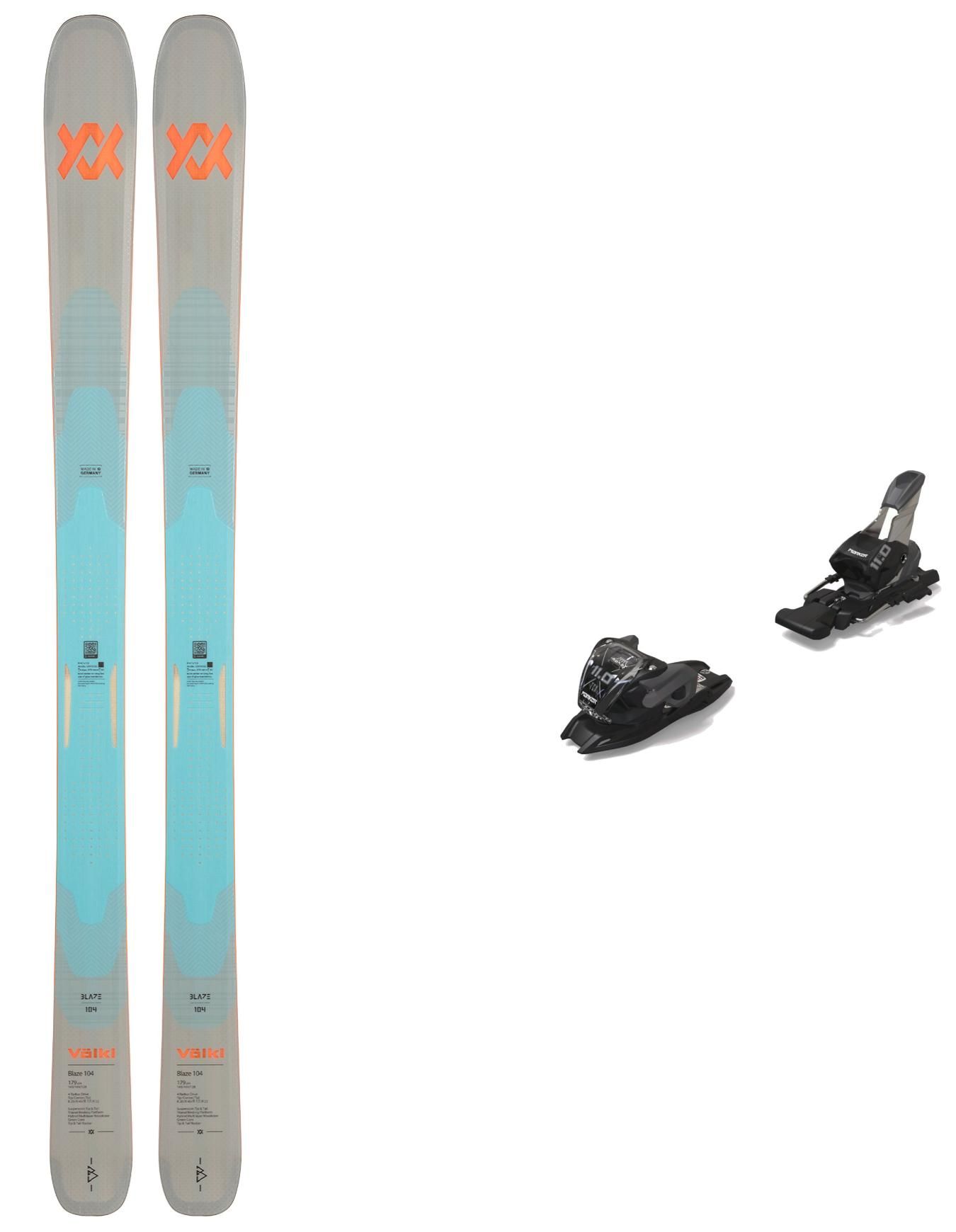 Pack Blaze 104 Grey/Orange 2025 + Völkl