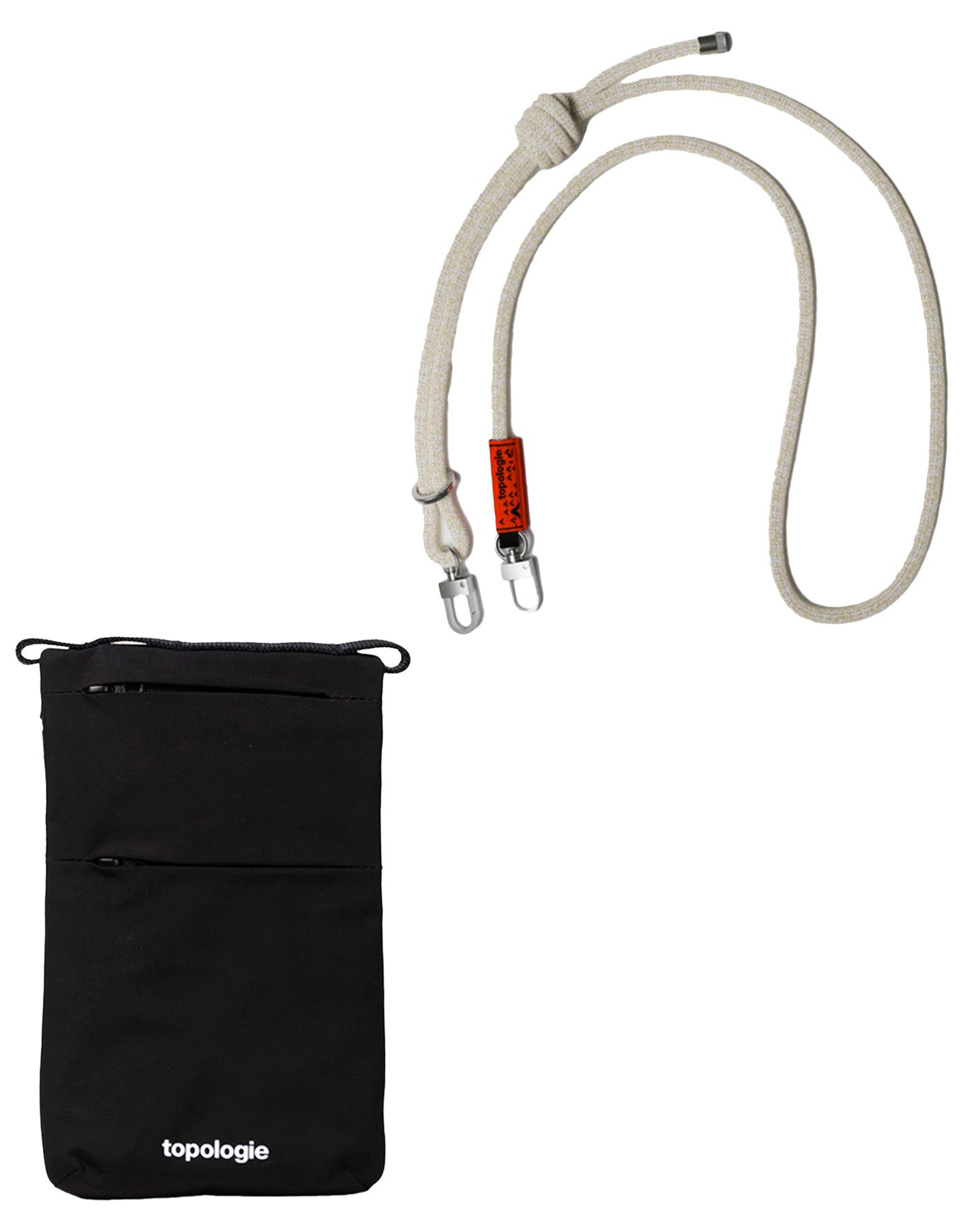 Pack Phone Sacoche Black Tech Sateen + Topologie