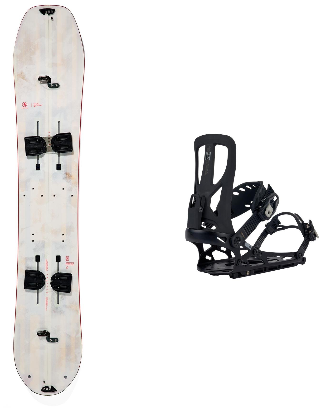 Pack Family Tree High Fidelity Camber Splitboard 2027 + Burton