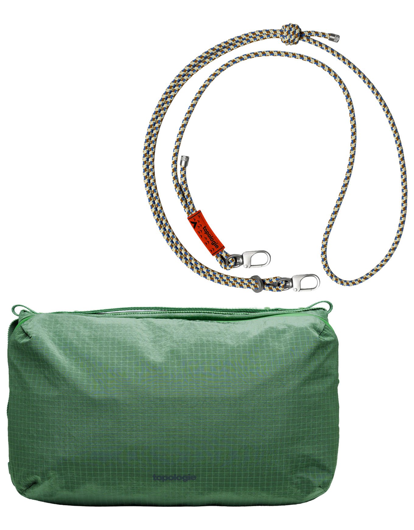 Pack Bottle Sacoche Large Ivy Green Vintage Ripstop + Topologie