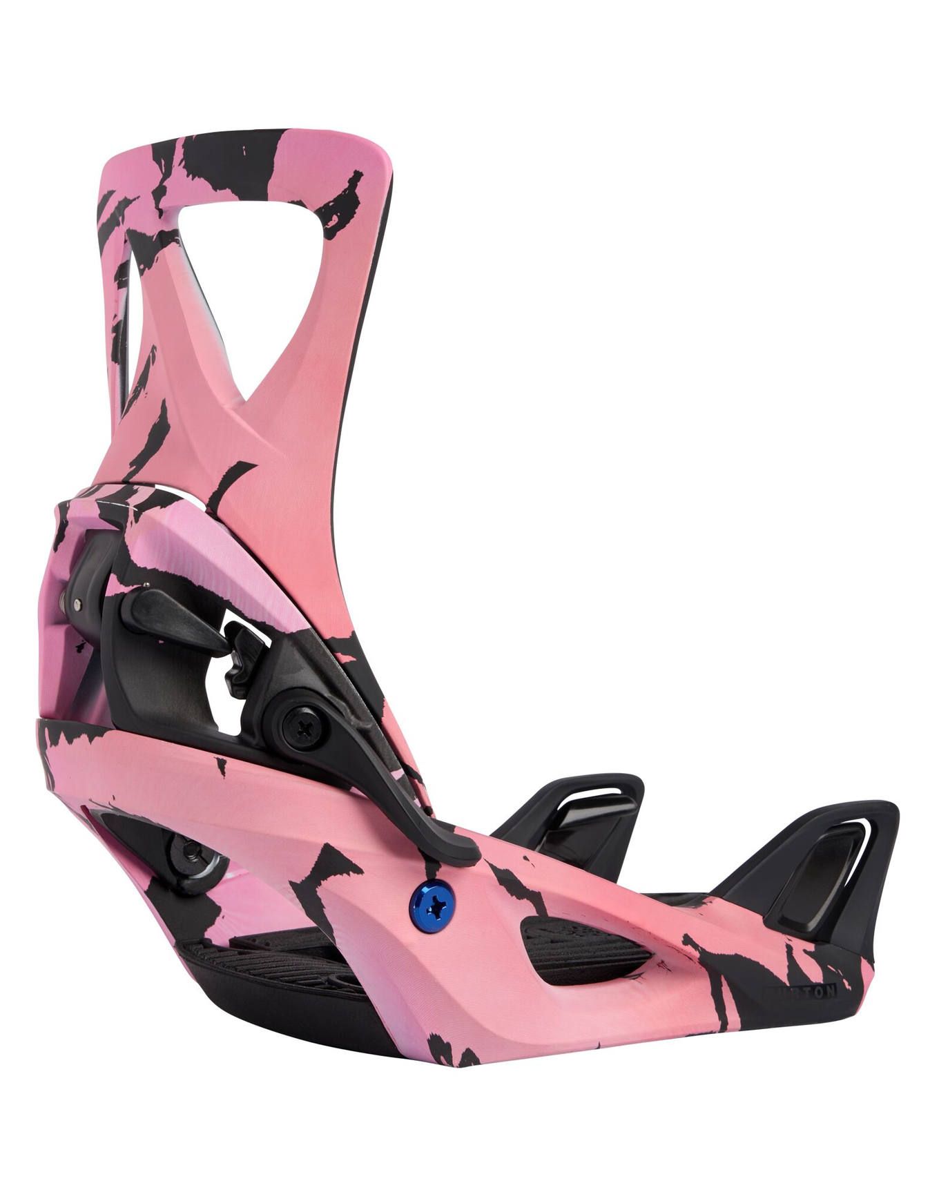 Burton Step On Womens Pink/Black Quick snowboard bindings : Snowleader
