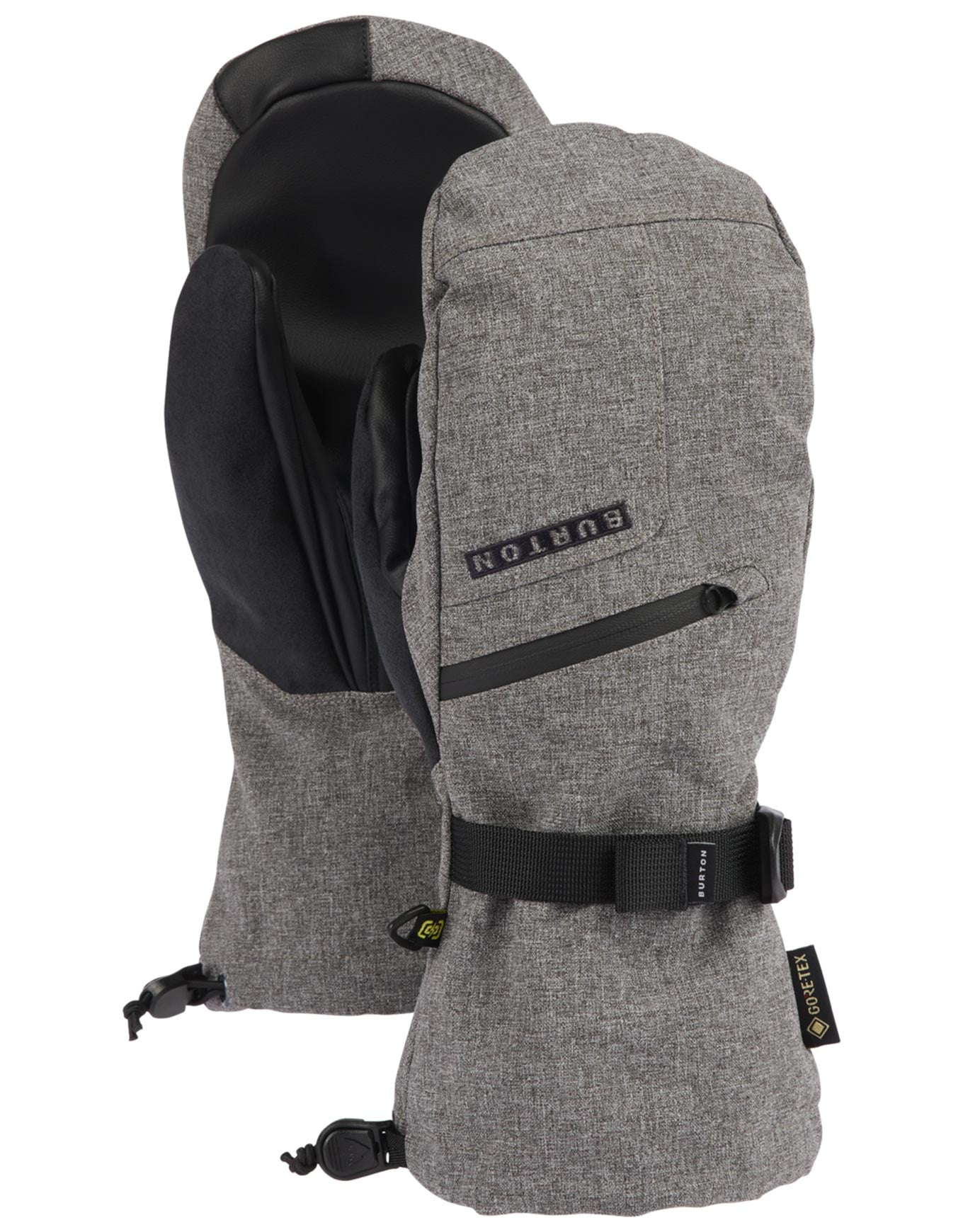 M  Gore-Tex Mittens Gray Heather + Burton