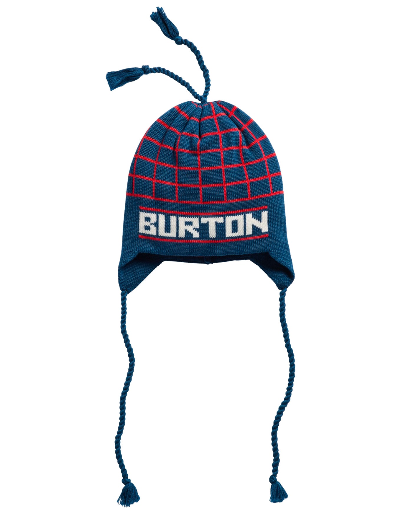 80'S Earflap Beanie Selvedge Blue/Performer Red/Stout White + Burton