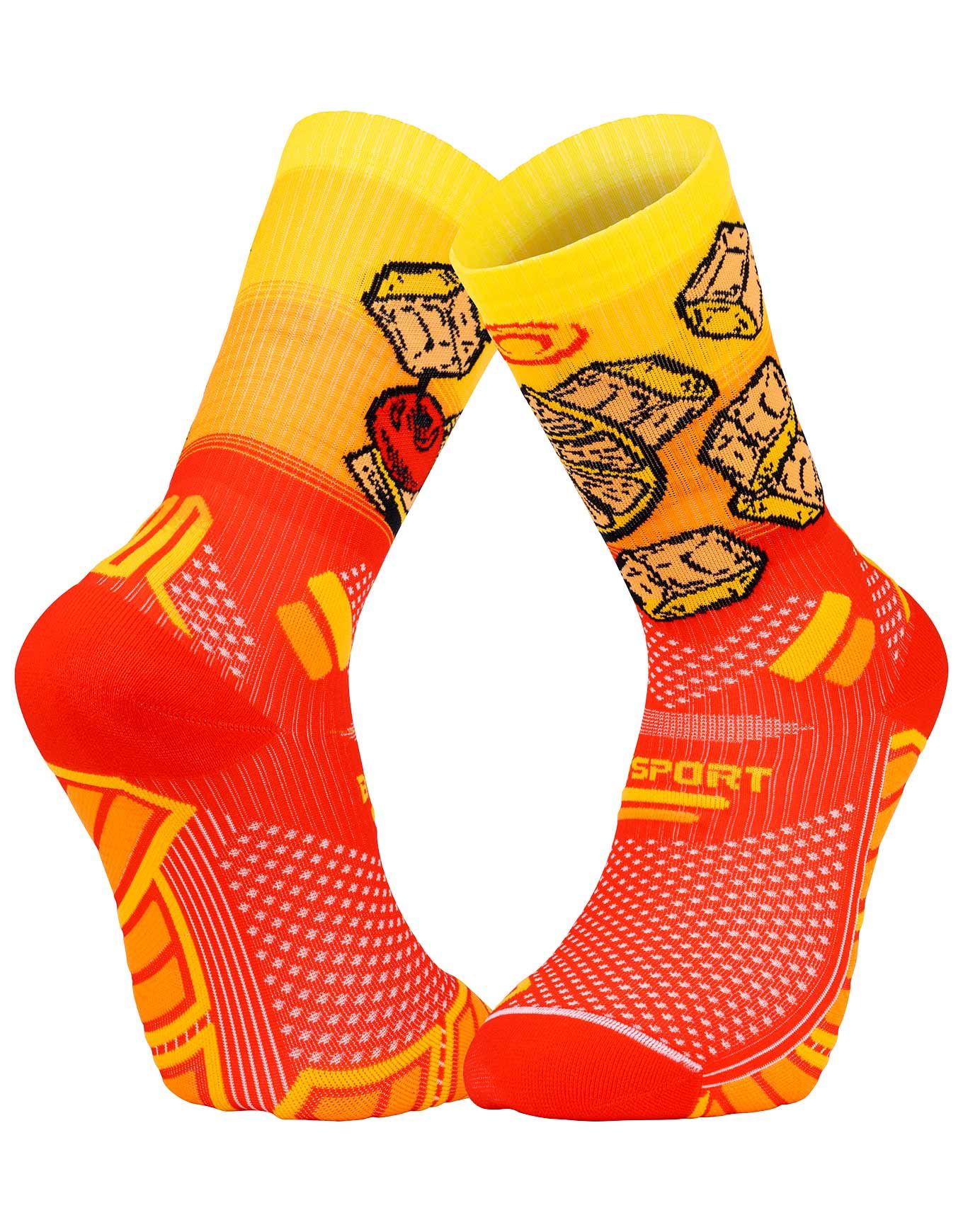 Socquette Trail Ultra.2 Collector Tequila Sunrise Rouge/Orange + BV Sport