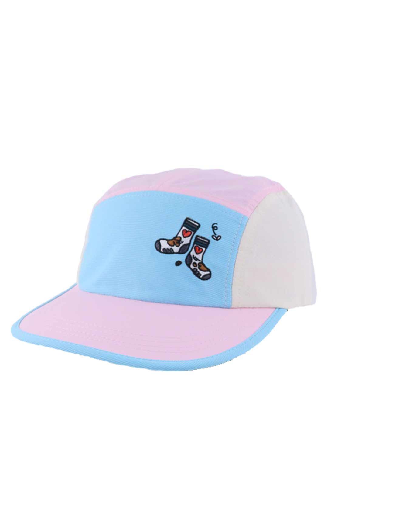 Casquette 5 Panel DBDB Pastel Rose + BV Sport