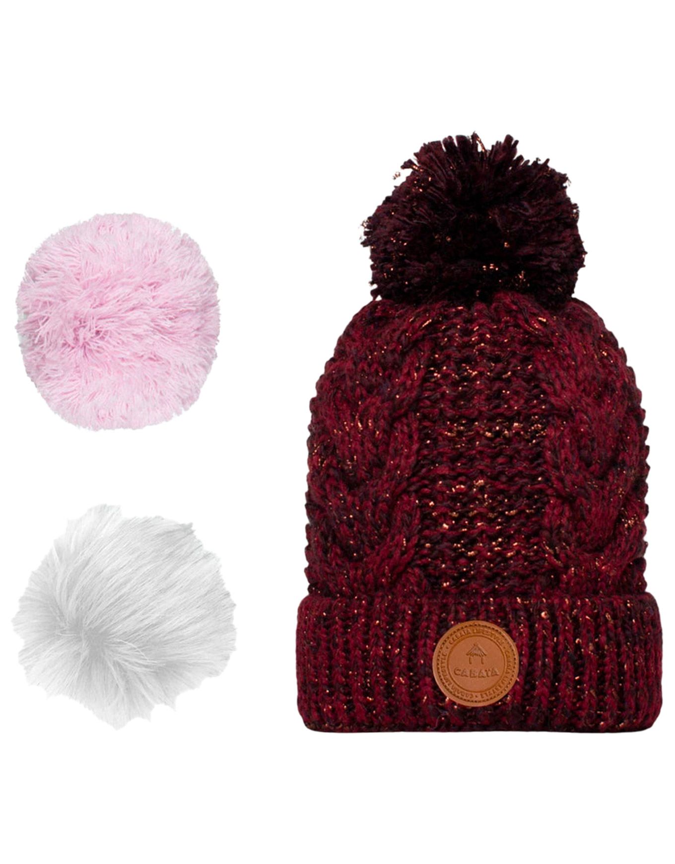Brick Lane Beanie Burgundy + Cabaïa