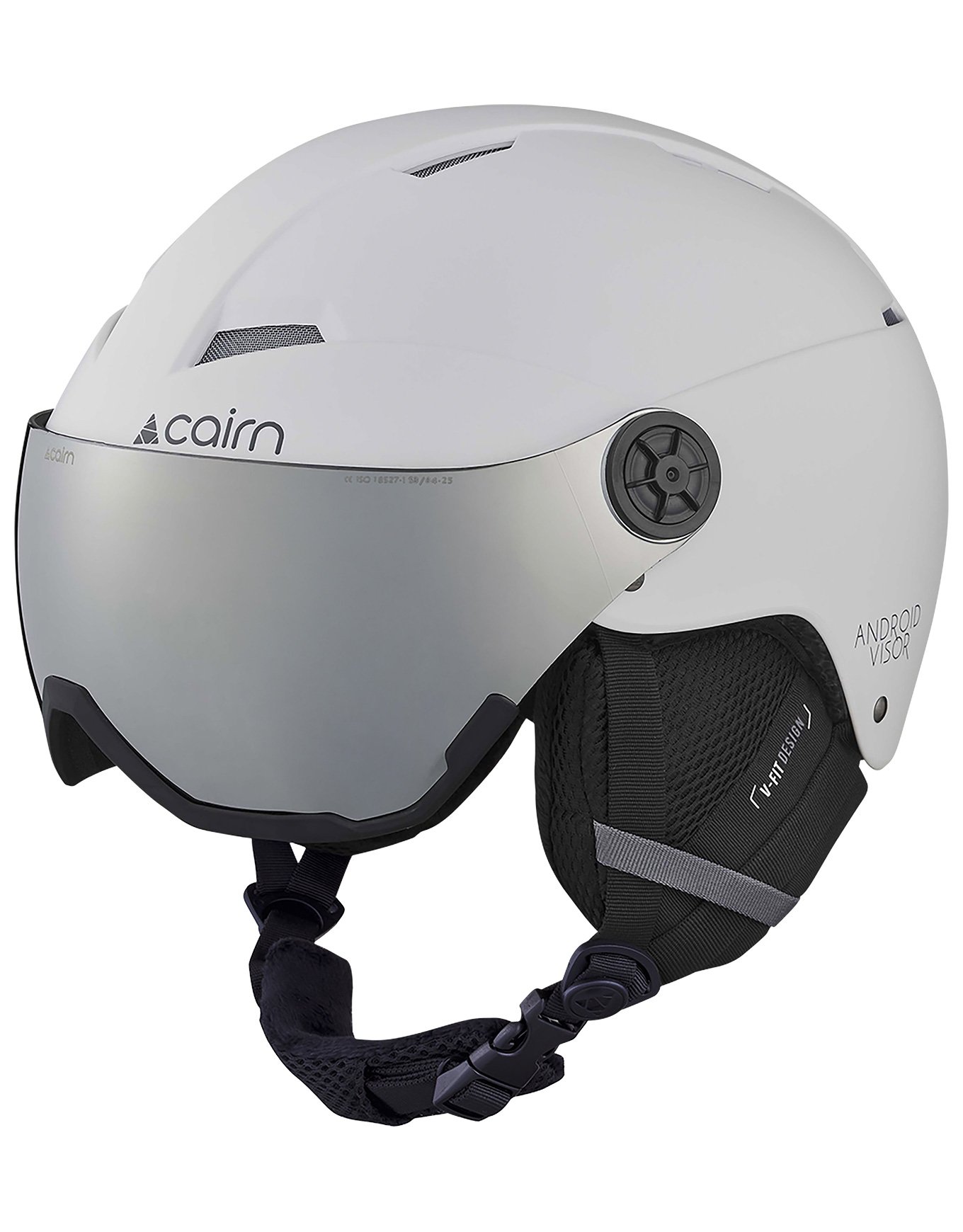 Android Visor Mat White Gray + Cairn