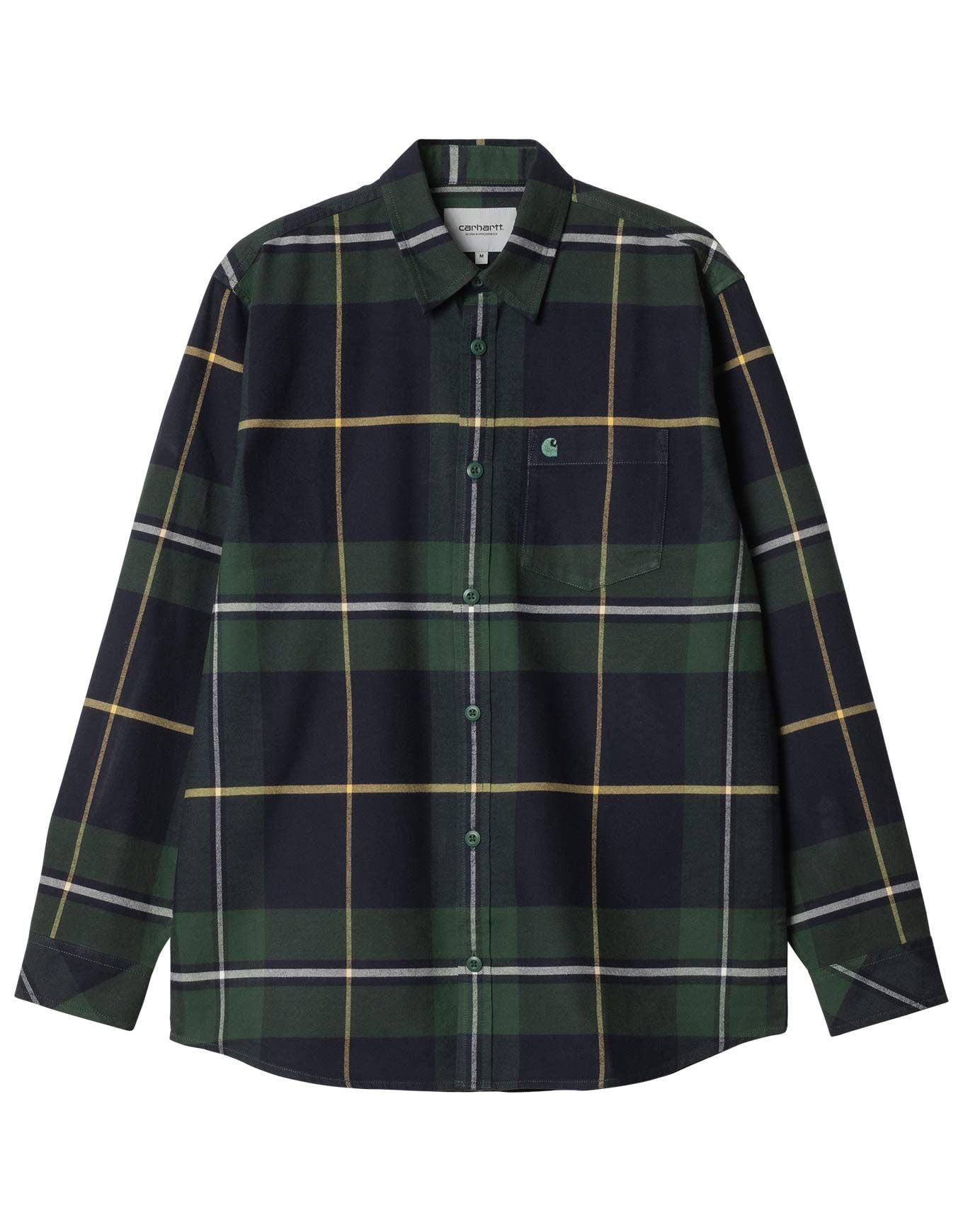 L/S Garnett Shirt Garnett Check Sycamore Tree / Sycamore Tree + Carhartt WIP