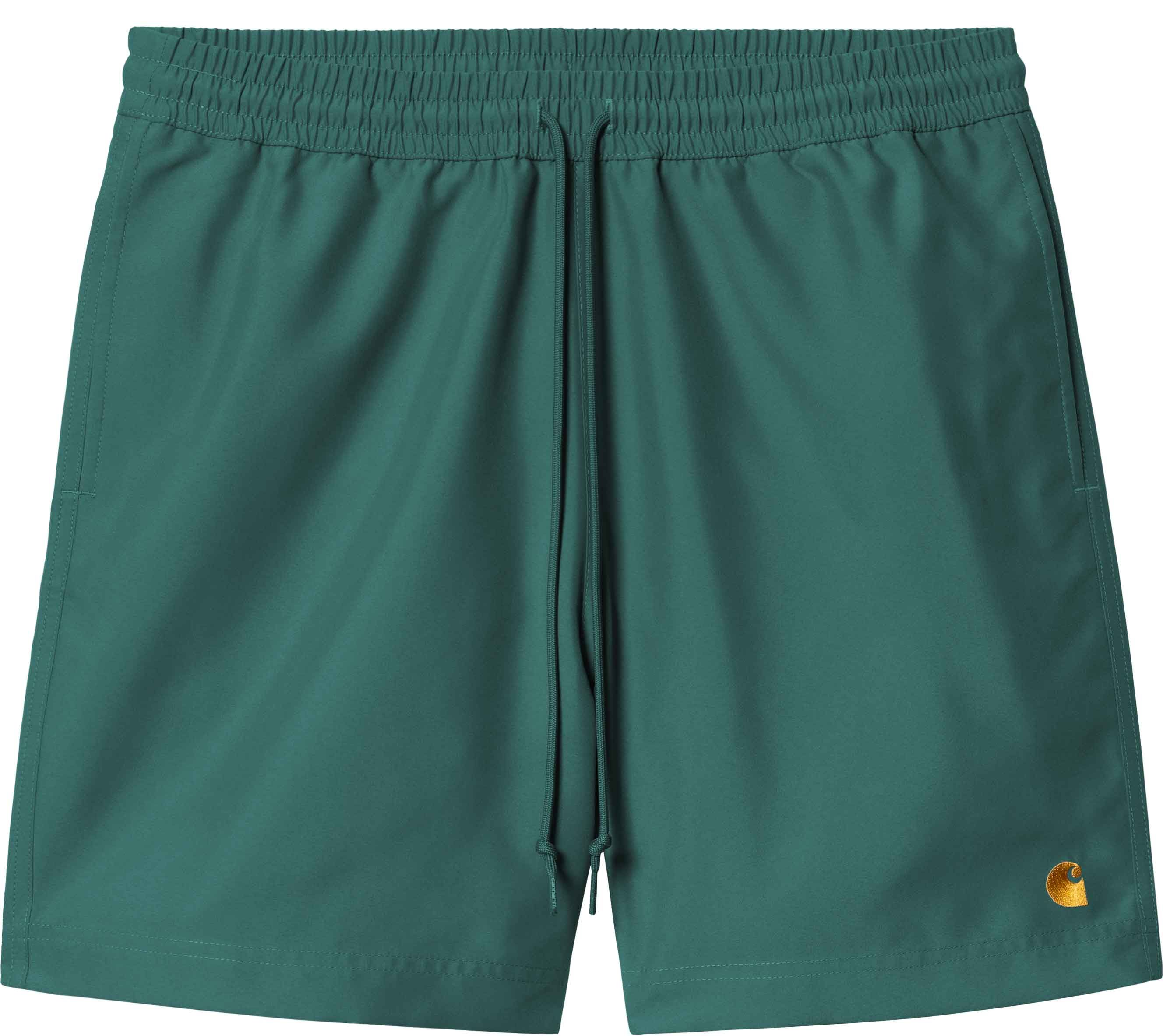 Chase Swim Trunks Rainforest / Gold + Carhartt WIP