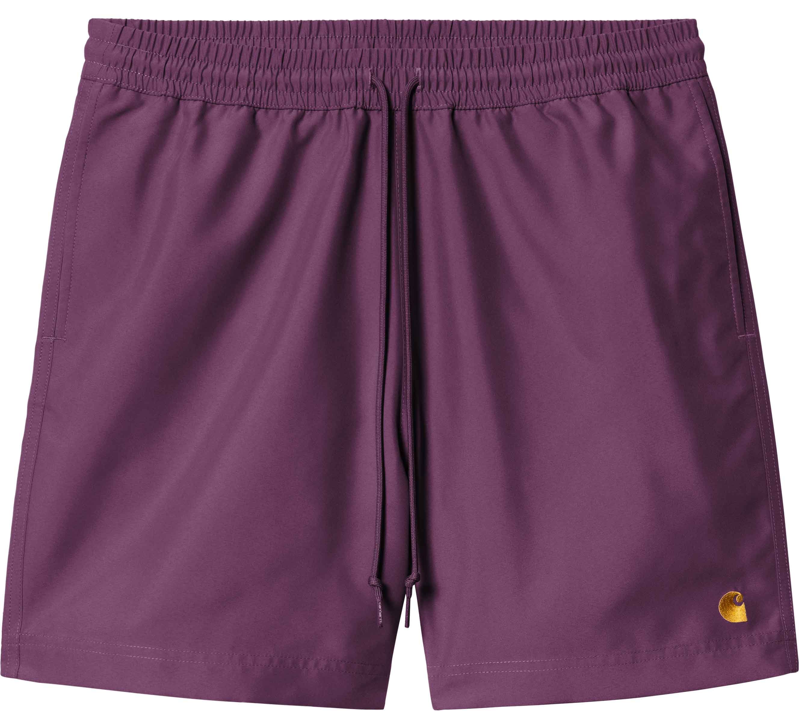 Chase Swim Trunks Huckleberry / Gold + Carhartt WIP