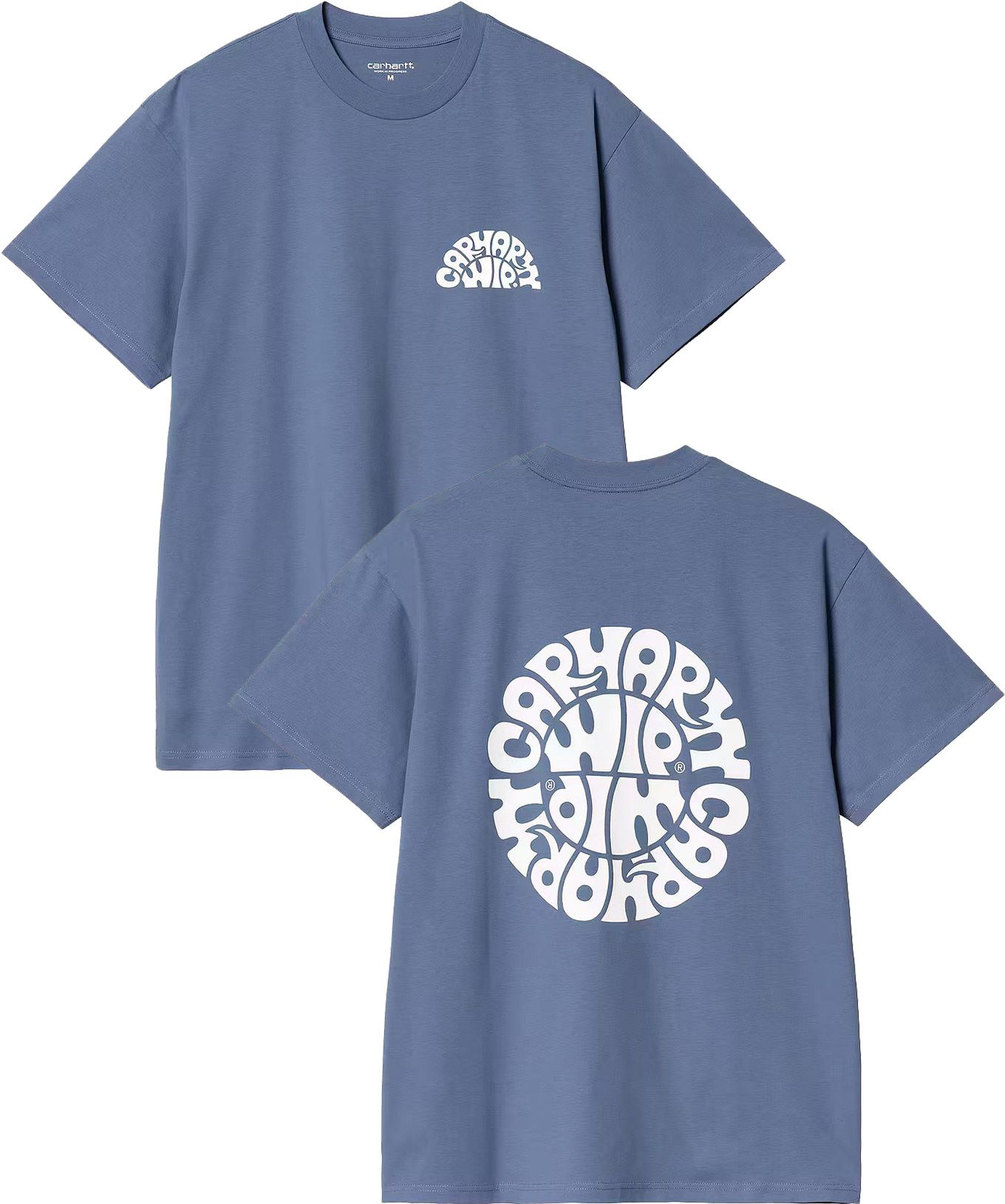 S/S Jazzy T-Shirt Blue Iris / White + Carhartt WIP