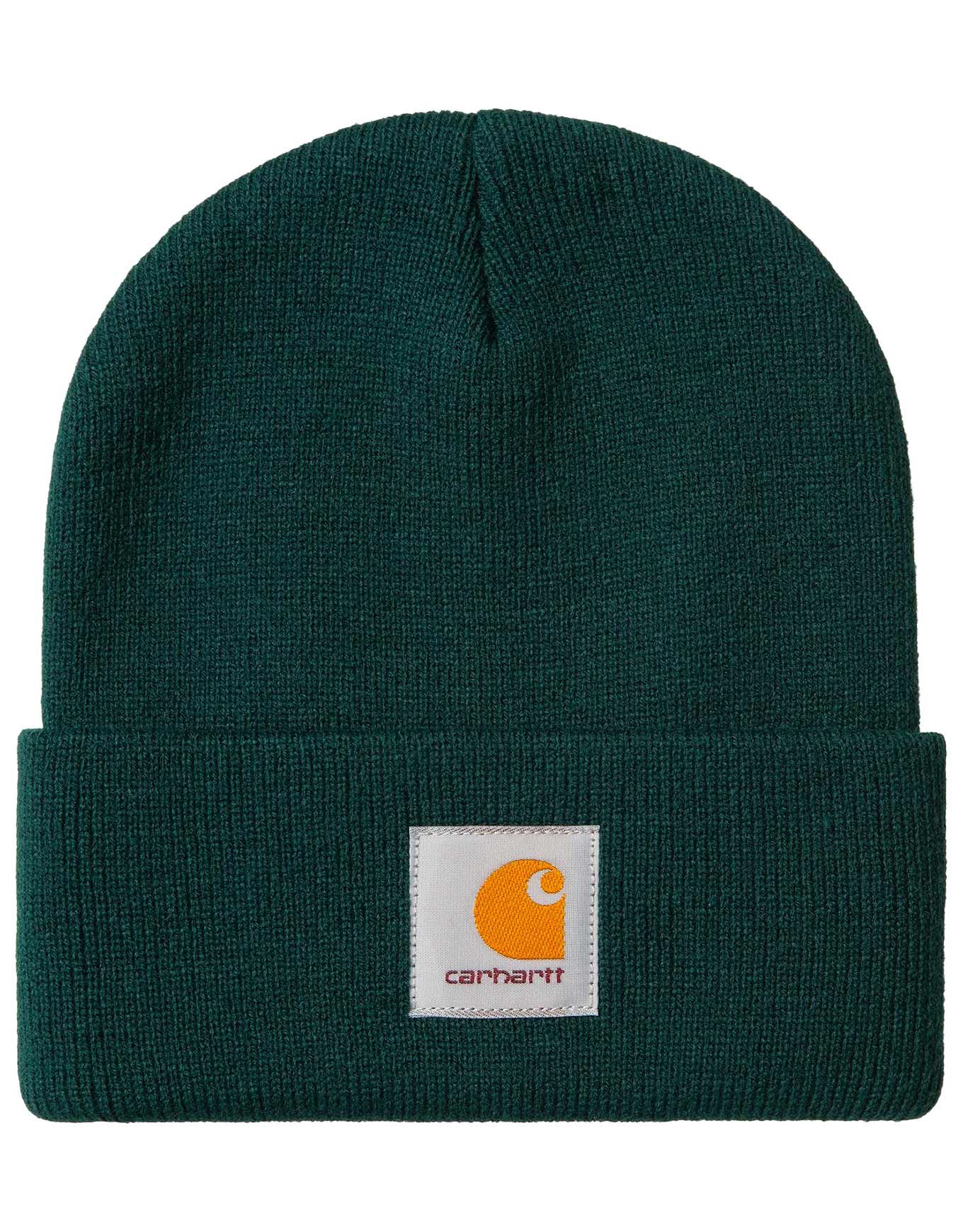 Short Watch Hat Dark Fir + Carhartt WIP