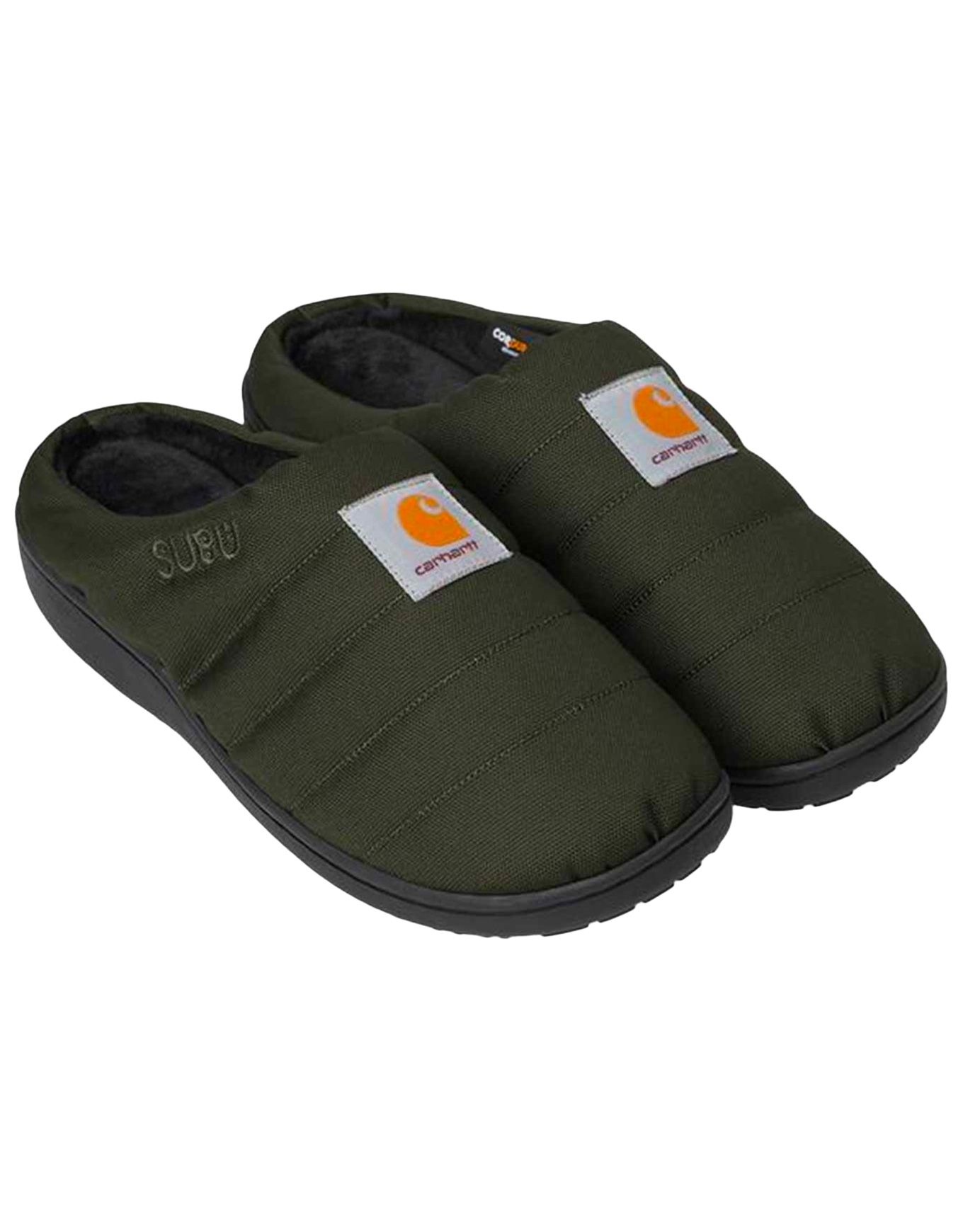 靴 SUBU FOR CARHARTT WIP CORDURA SLIPPERS Carhartt WIP Cordura Slippers Olive Slippers : Snowleader