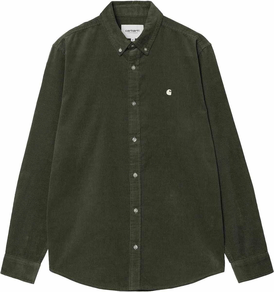 L/S Madison Fine Cord Shirt Opuntia / Wax + Carhartt WIP