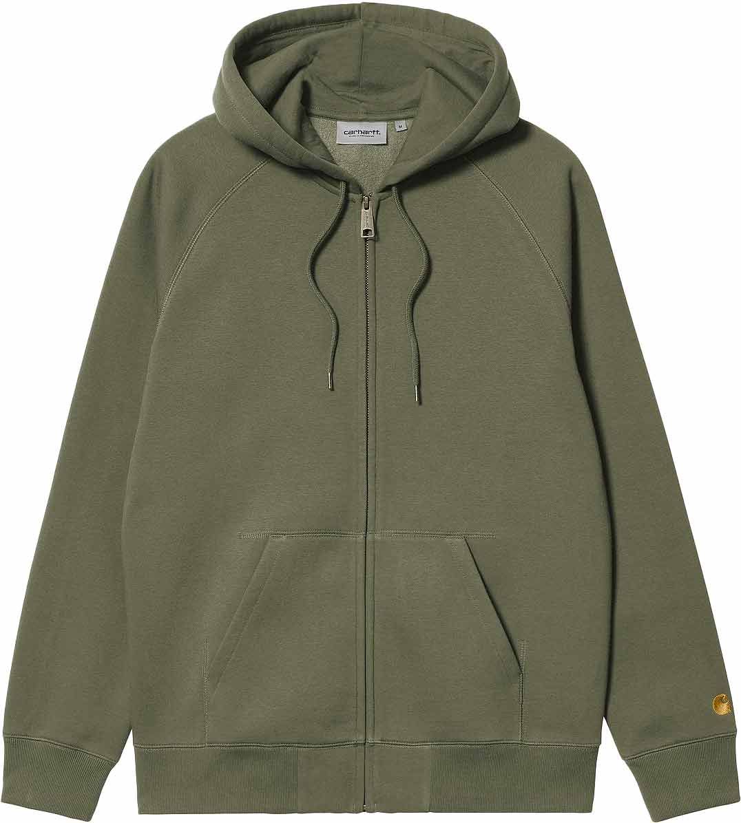 Hooded Chase Jacket Leaf / Gold + Carhartt WIP