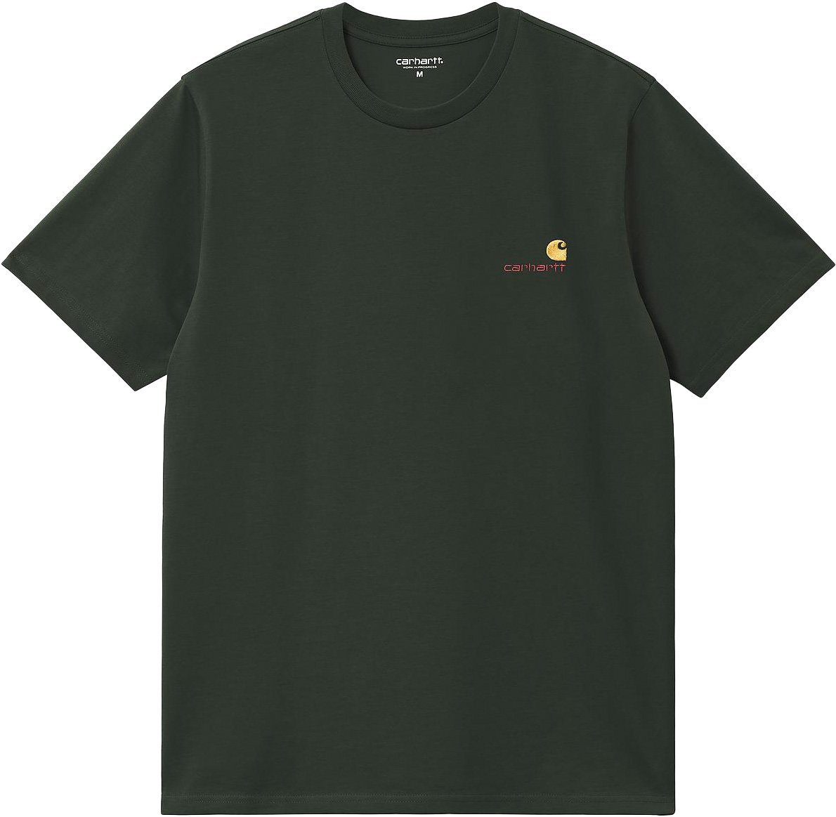 S/S American Script T-Shirt Raven + Carhartt WIP