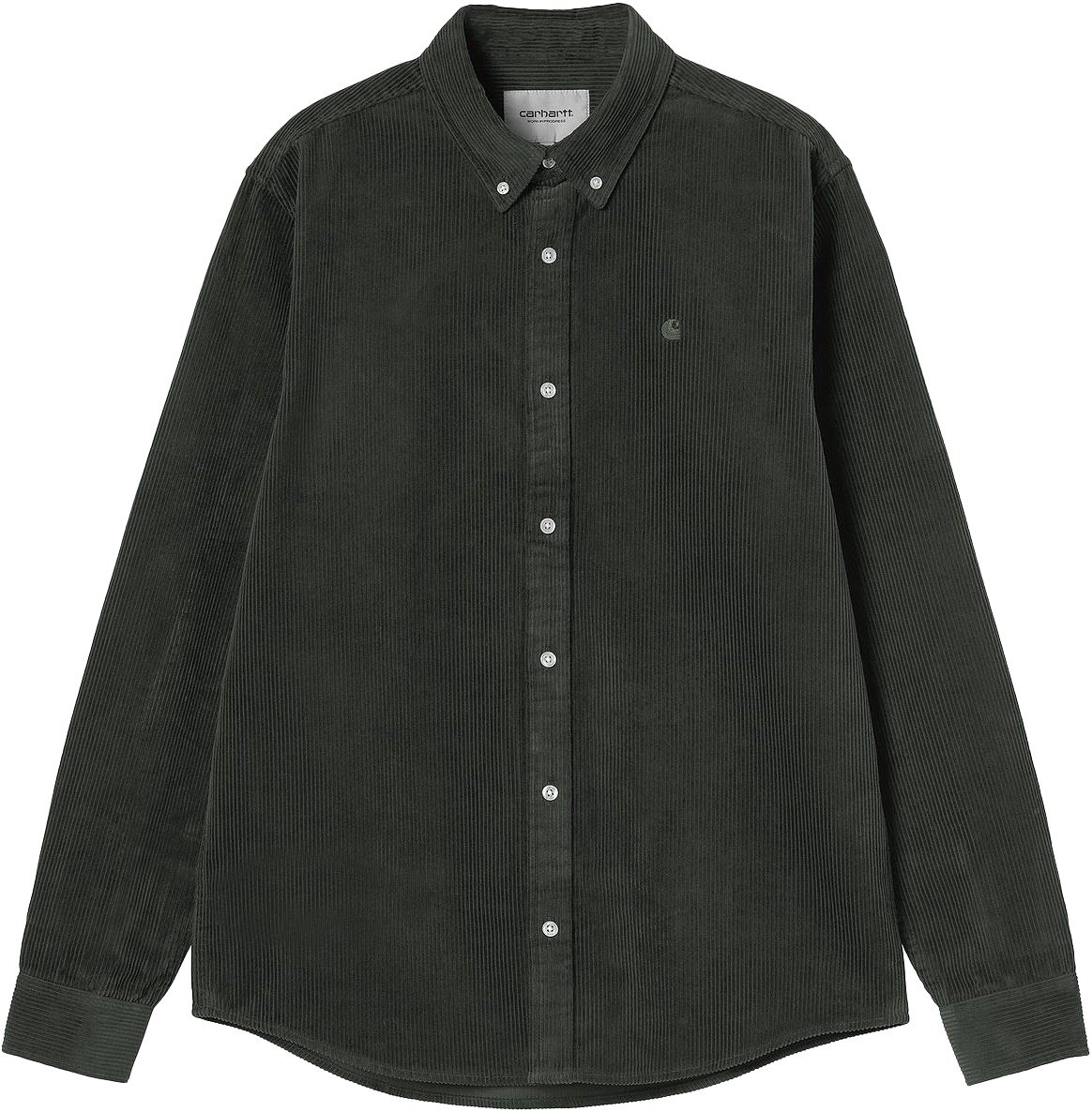 L/S Madison Cord Shirt Raven + Carhartt WIP