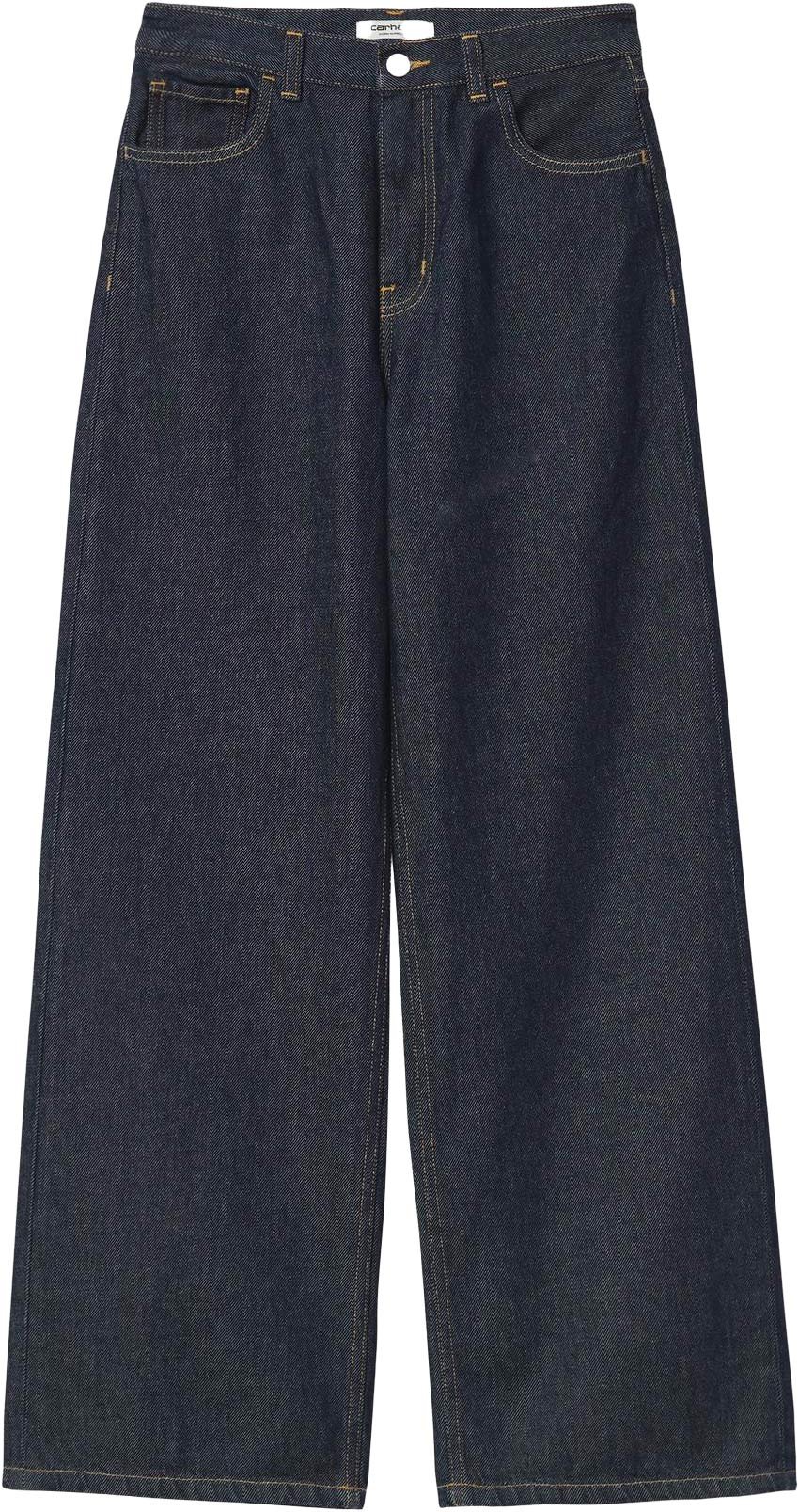 W' Jane Pant Denim Blue Rinsed + Carhartt WIP